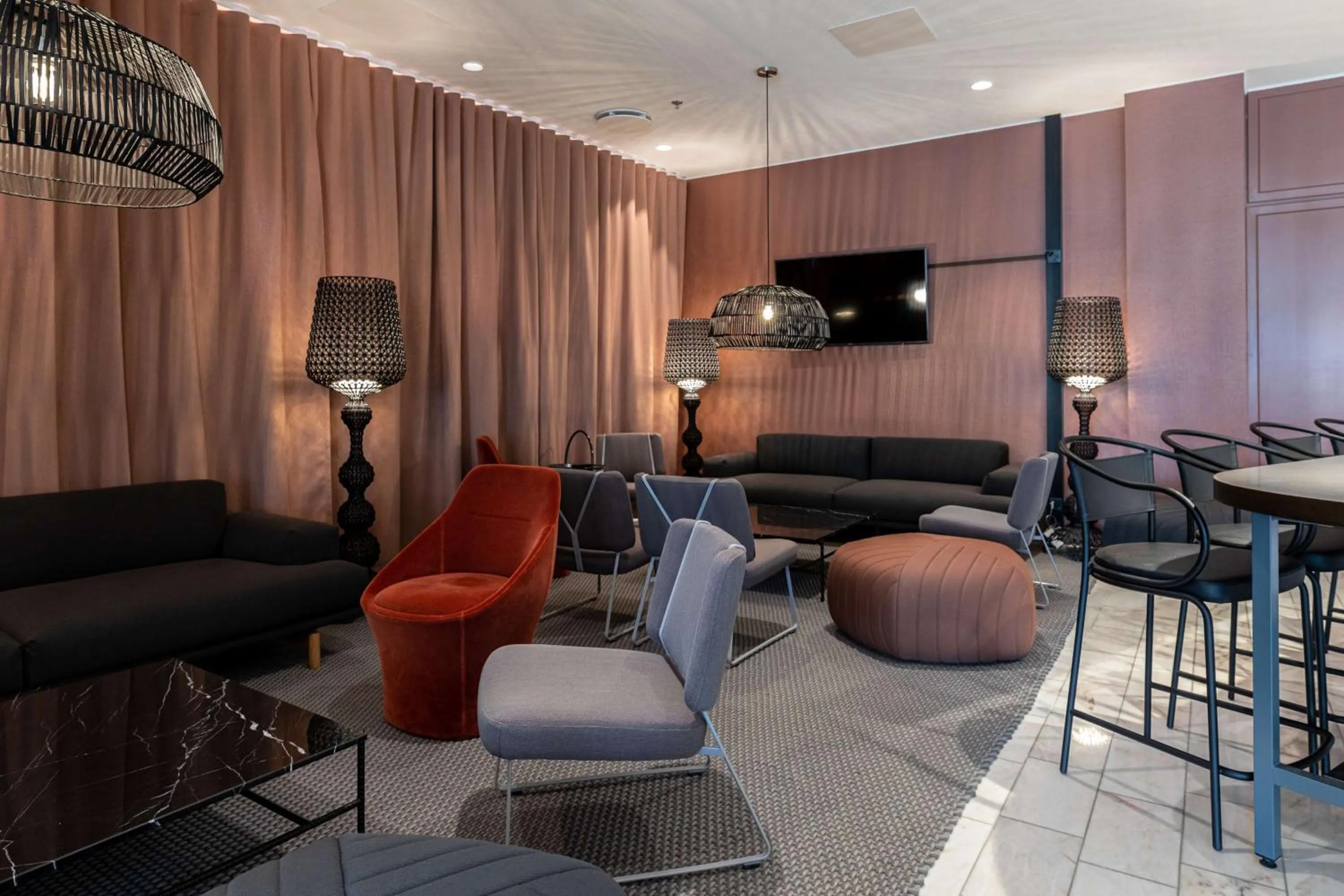 Lobby or reception in Scandic Eden Nokia