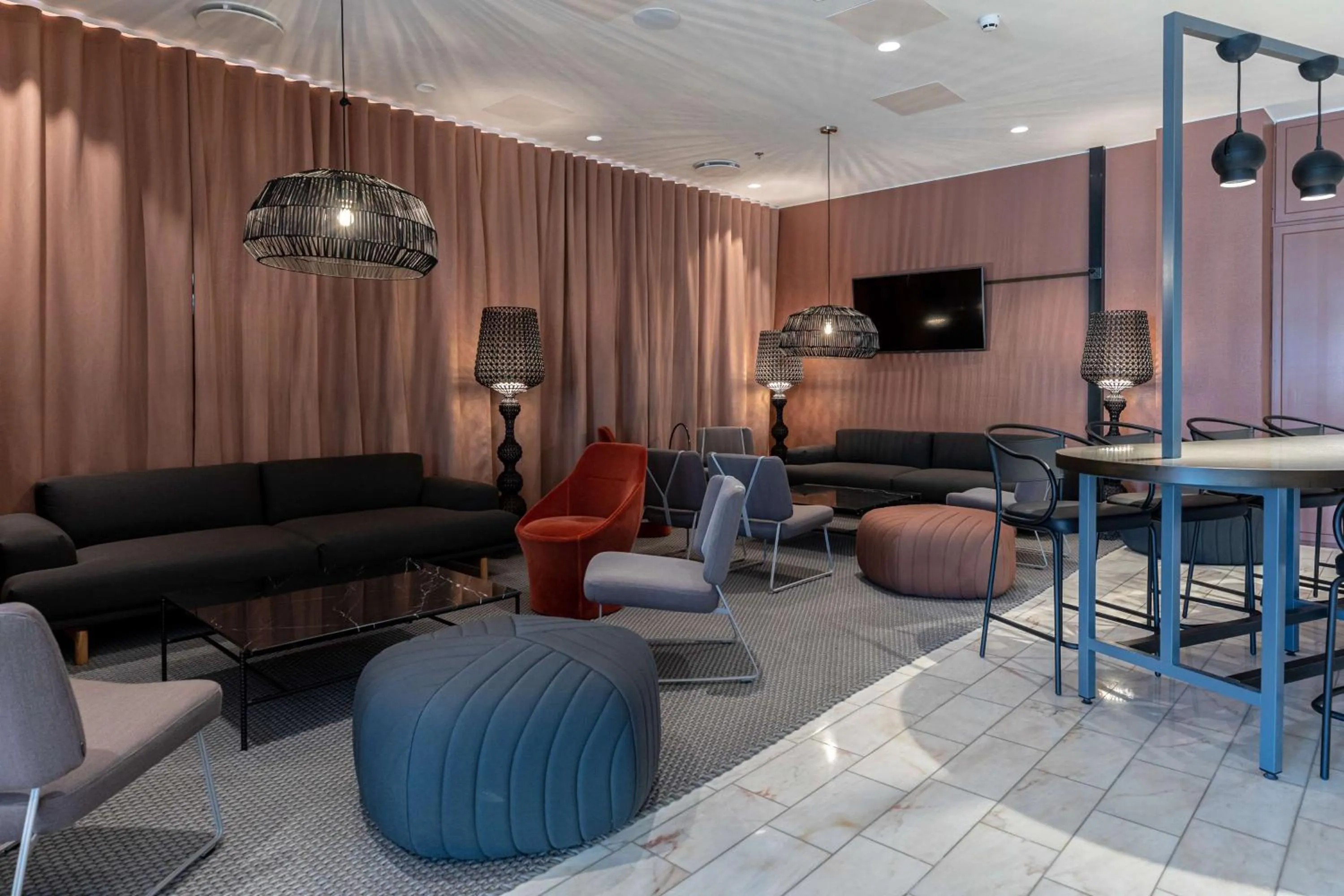 Lobby or reception in Scandic Eden Nokia