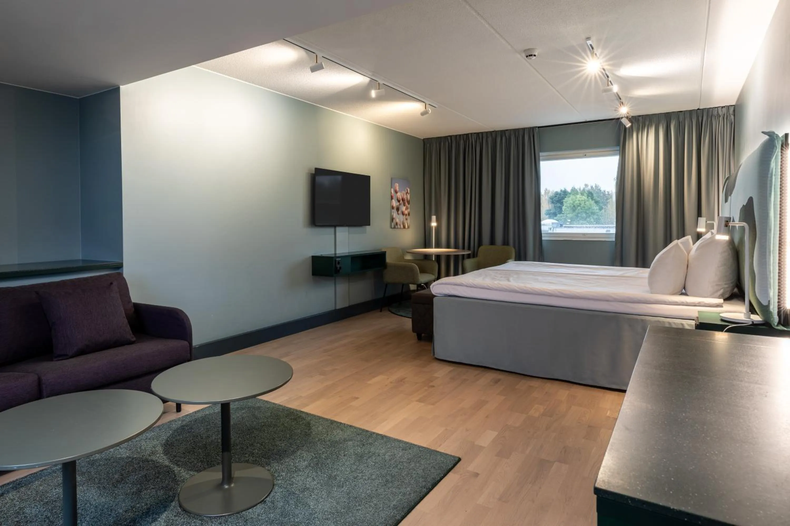 Bed in Scandic Eden Nokia