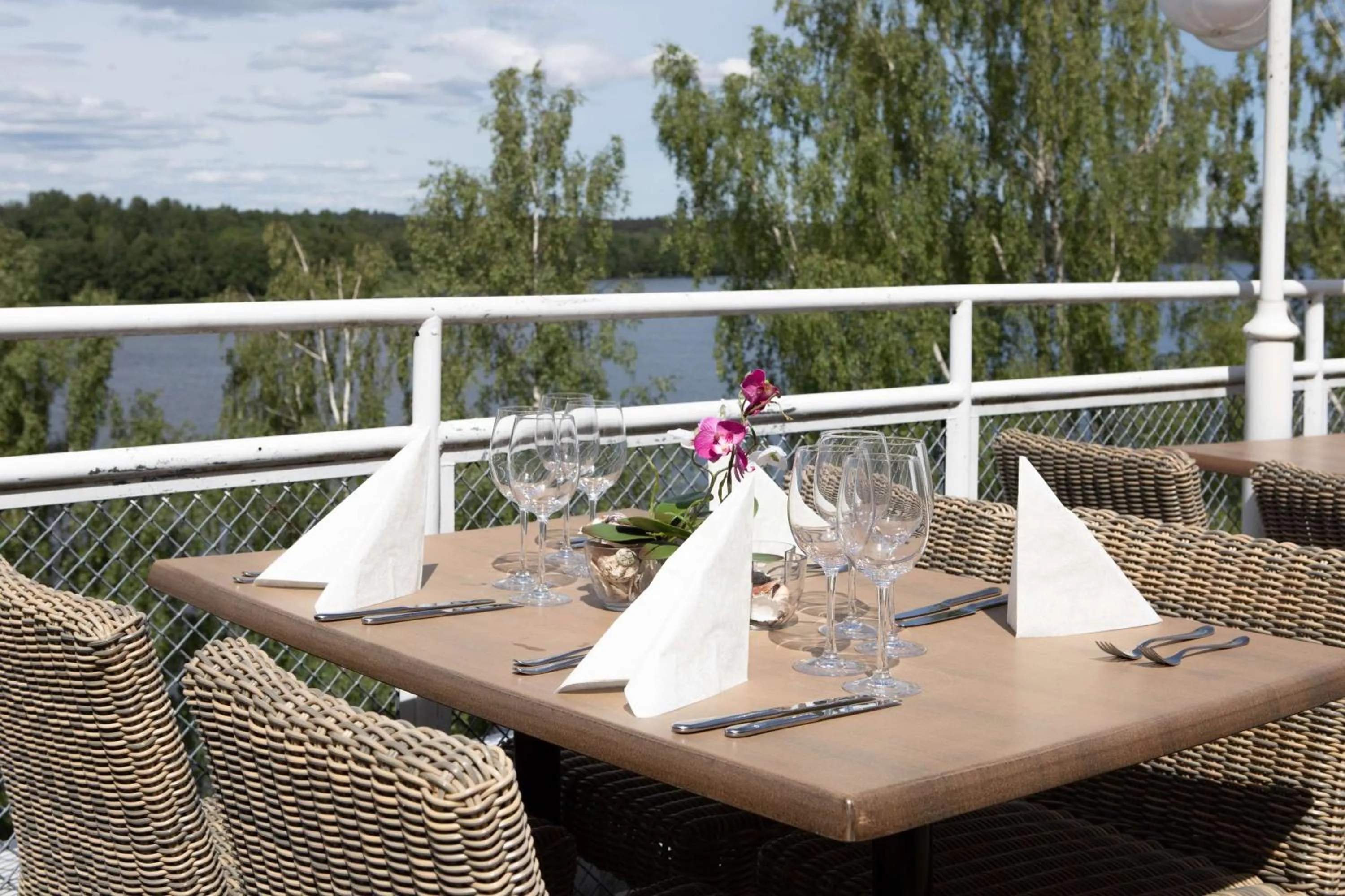 Patio in Scandic Eden Nokia