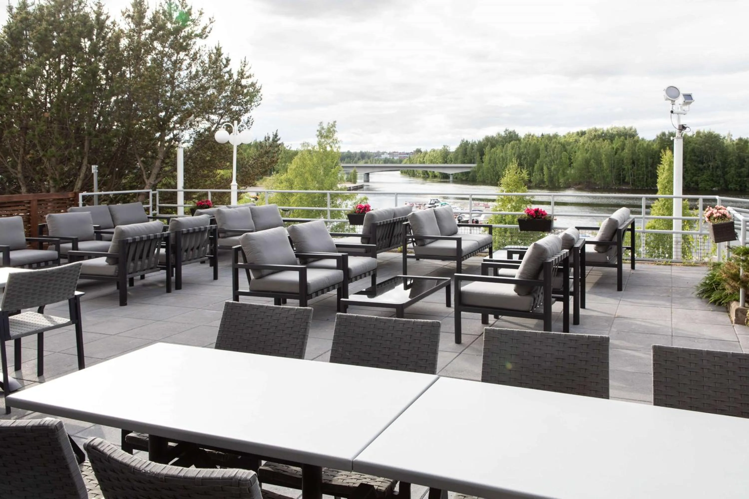 Patio in Scandic Eden Nokia