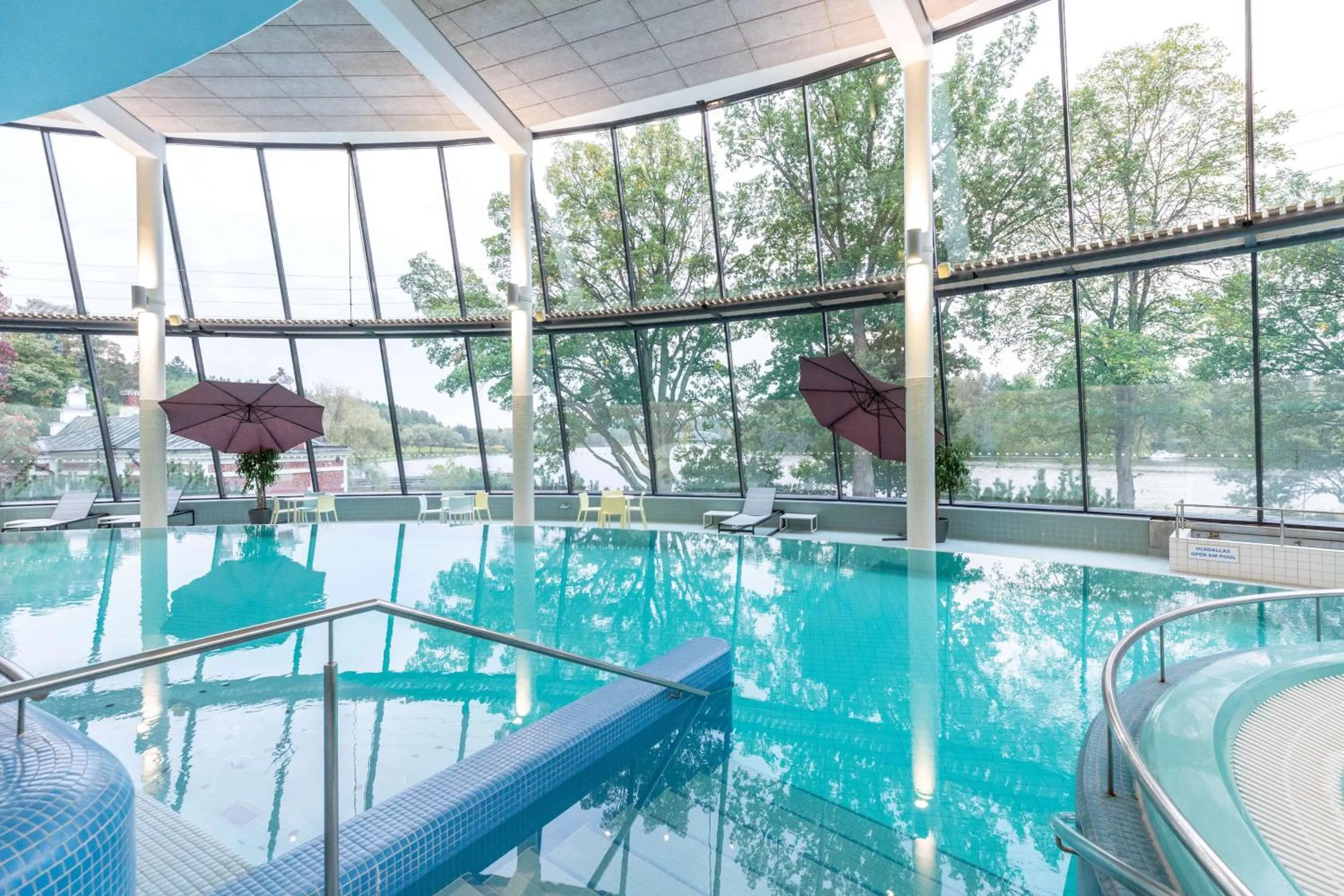 Pool view in Scandic Aulanko