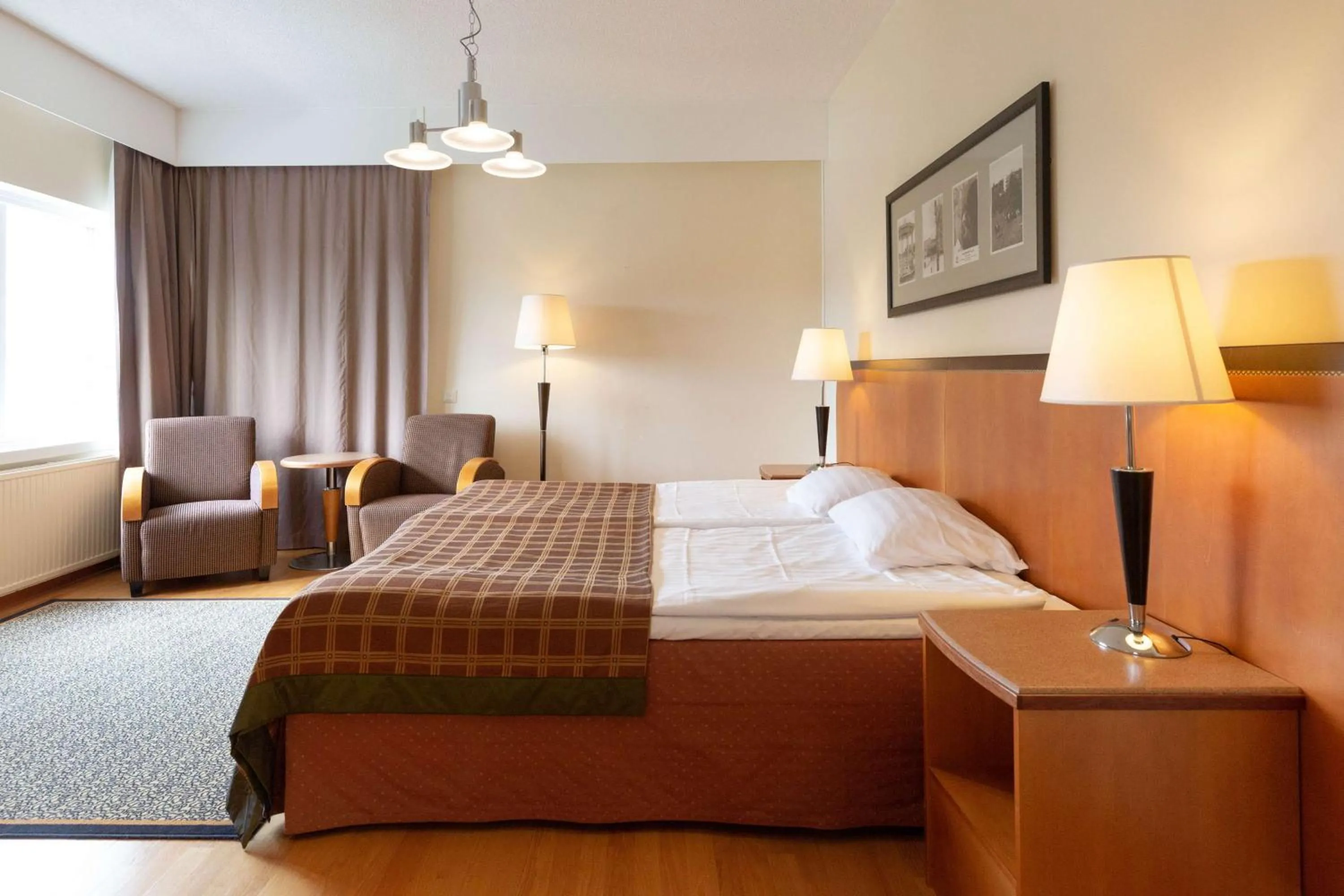 Bedroom, Bed in Scandic Aulanko