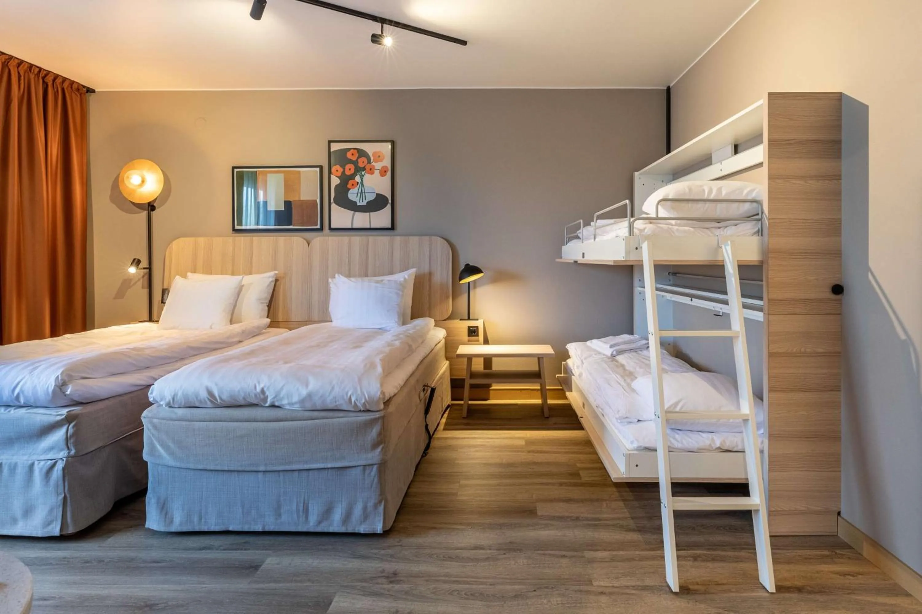 Bedroom, Bed in Scandic Waskia