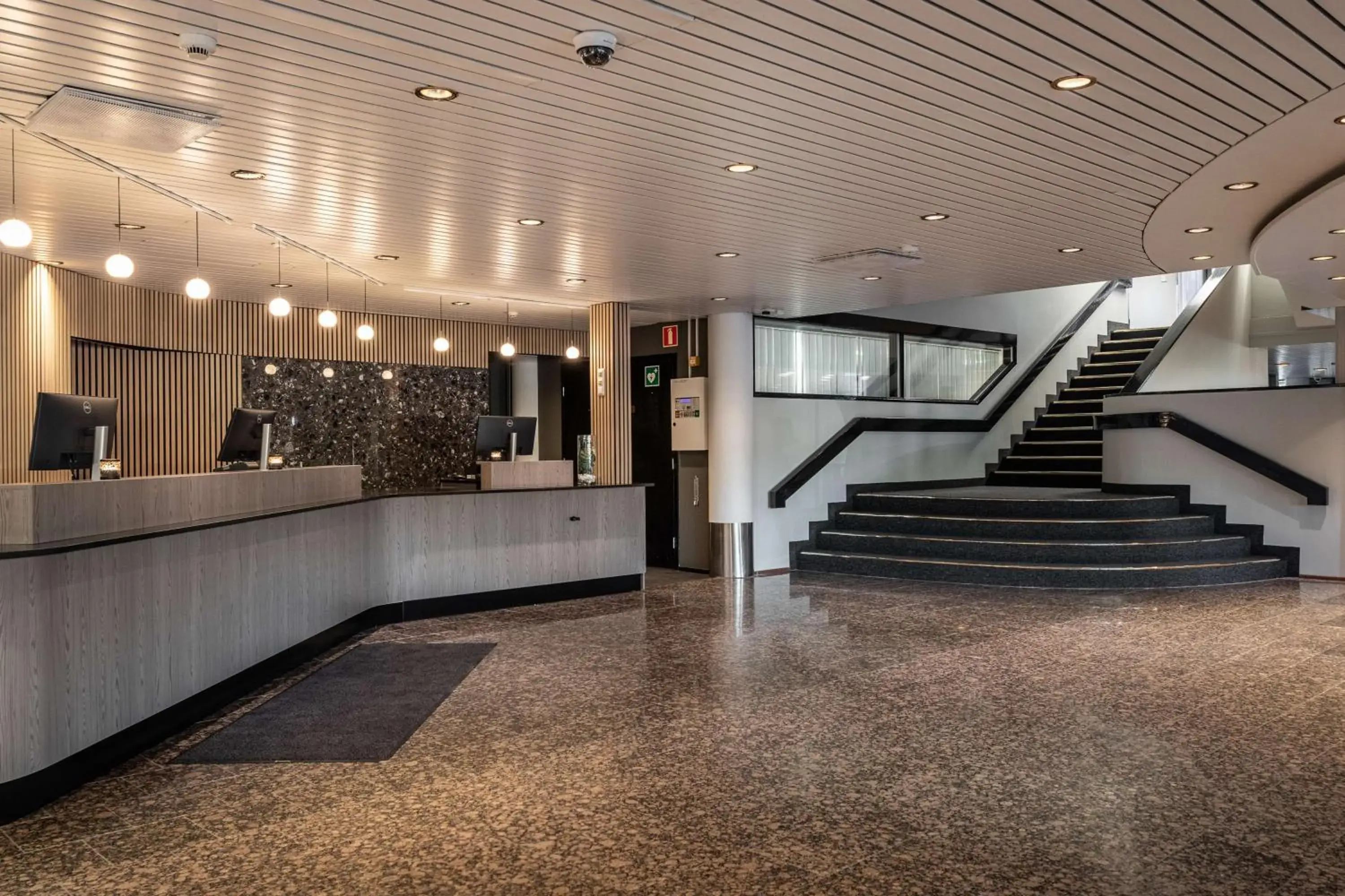 Lobby or reception in Scandic Waskia Lobby or reception in Scandic Waskia