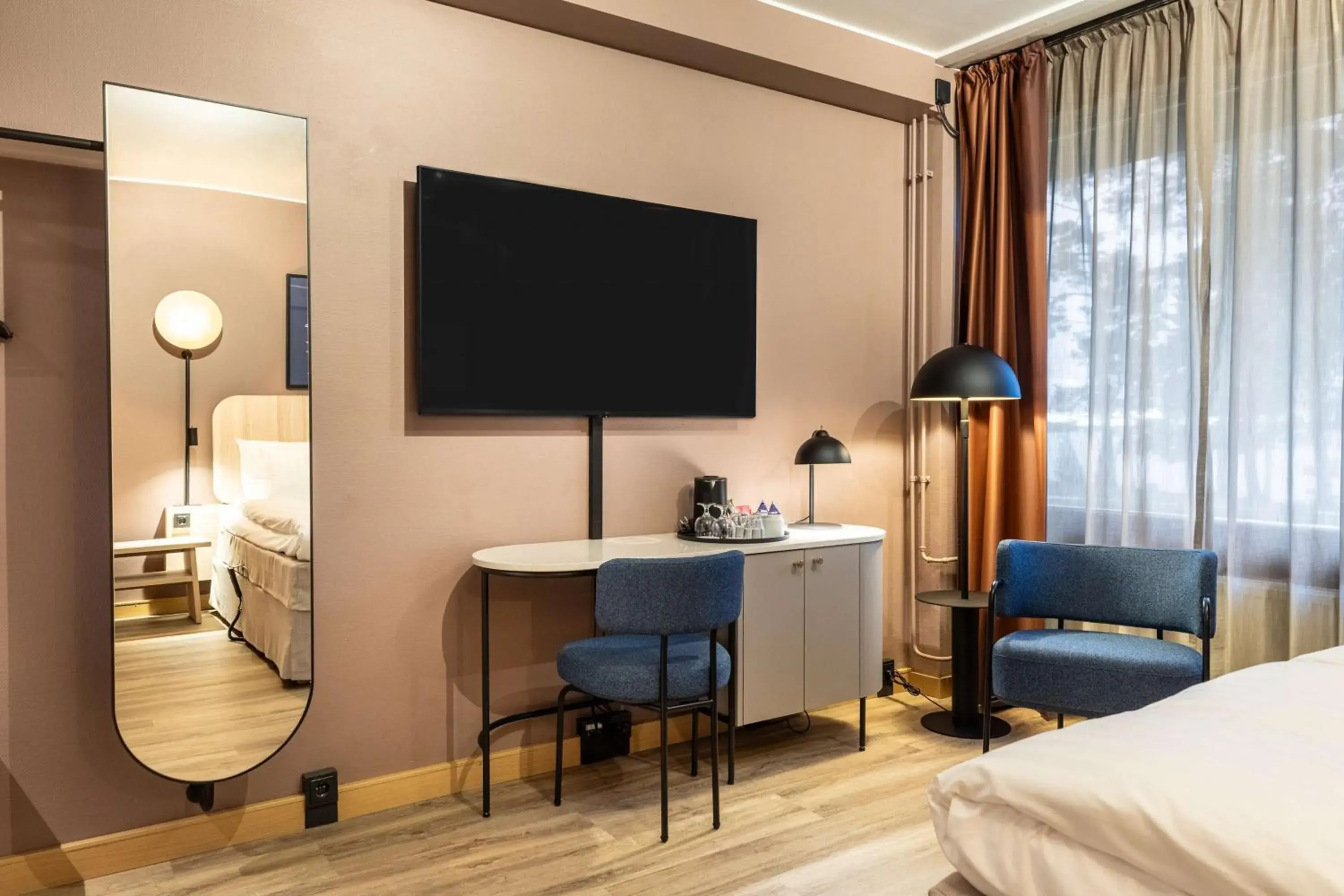 Bedroom, Bed in Scandic Waskia Bedroom, Bed in Scandic Waskia