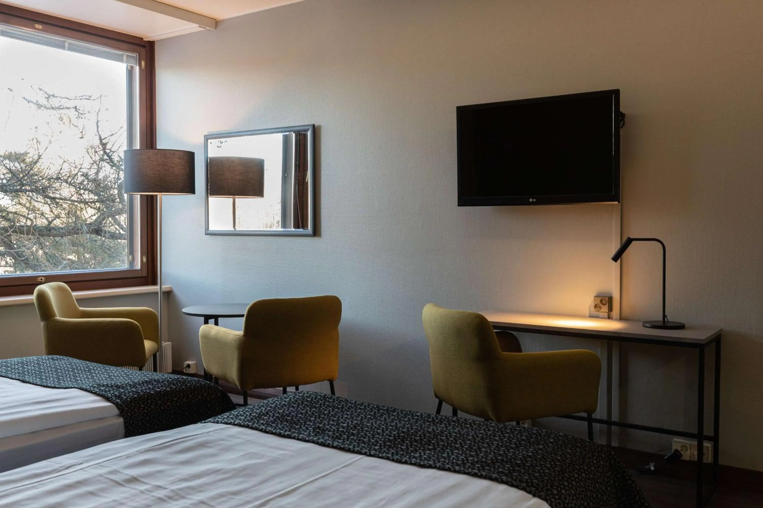 Bedroom, Bed in Scandic Waskia