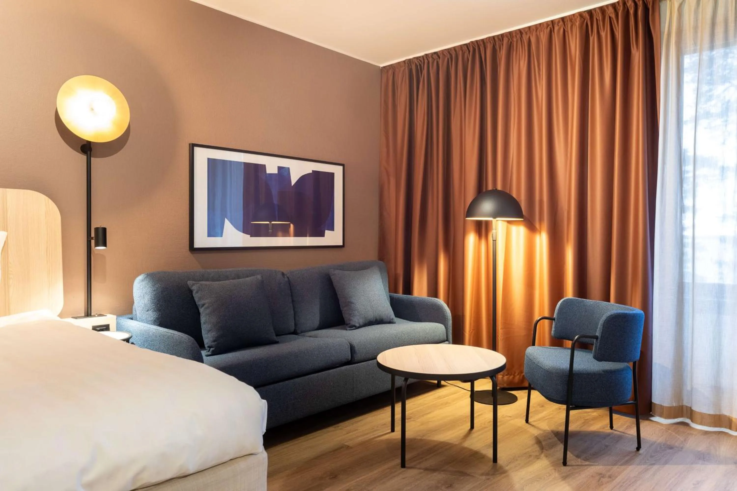 Bedroom, Bed in Scandic Waskia