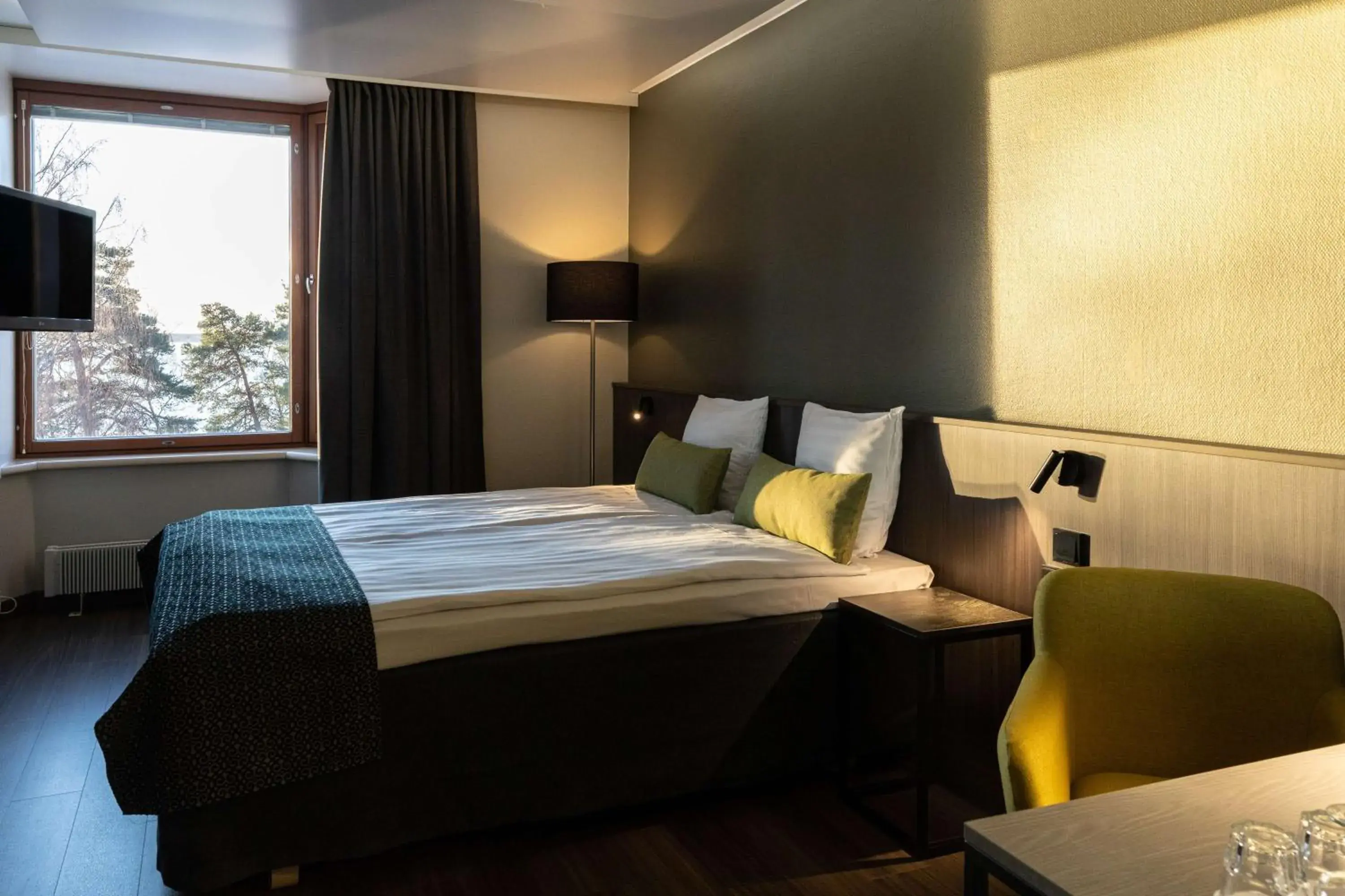 Bedroom, Bed in Scandic Waskia Bedroom, Bed in Scandic Waskia