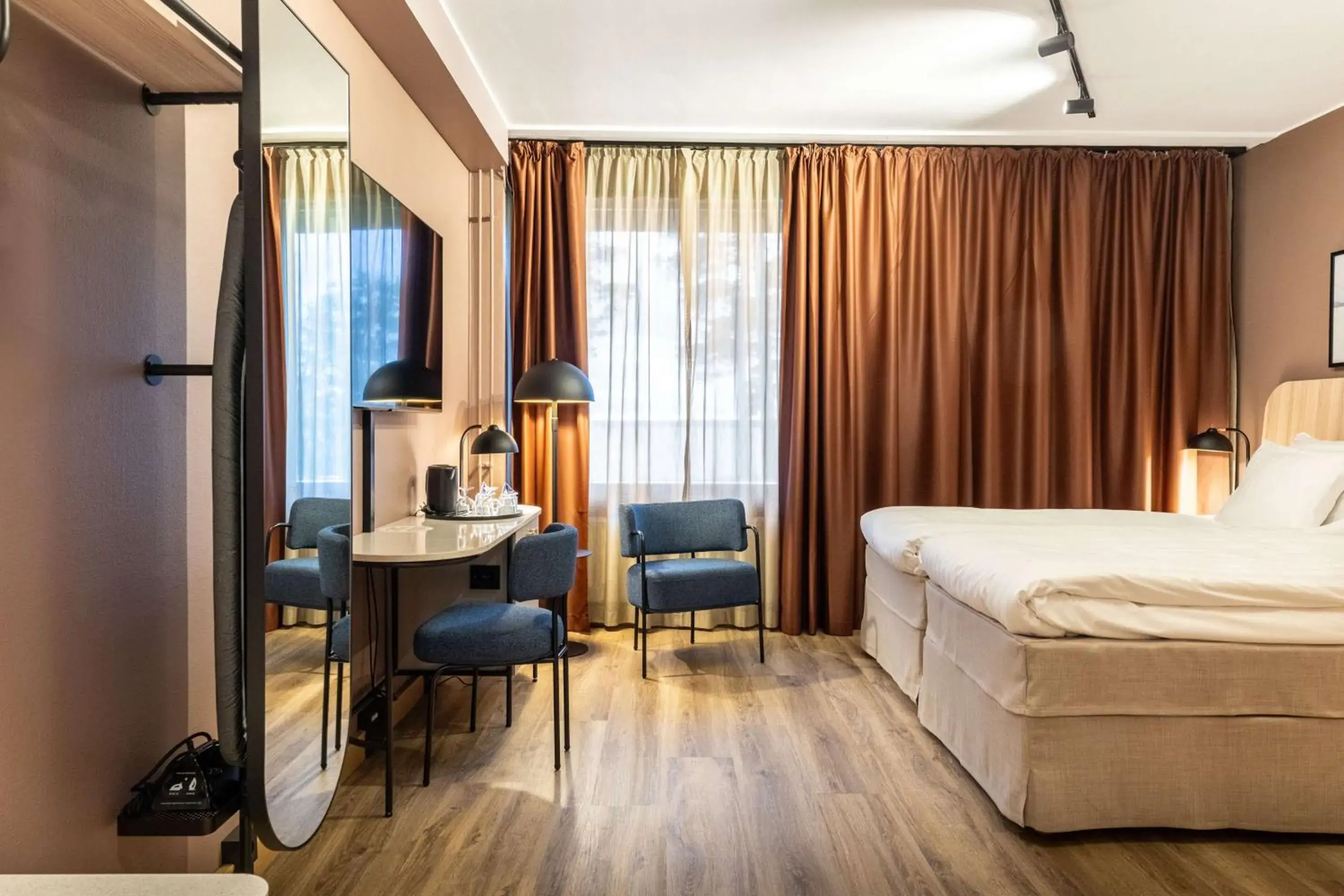 Bedroom, Bed in Scandic Waskia Bedroom, Bed in Scandic Waskia