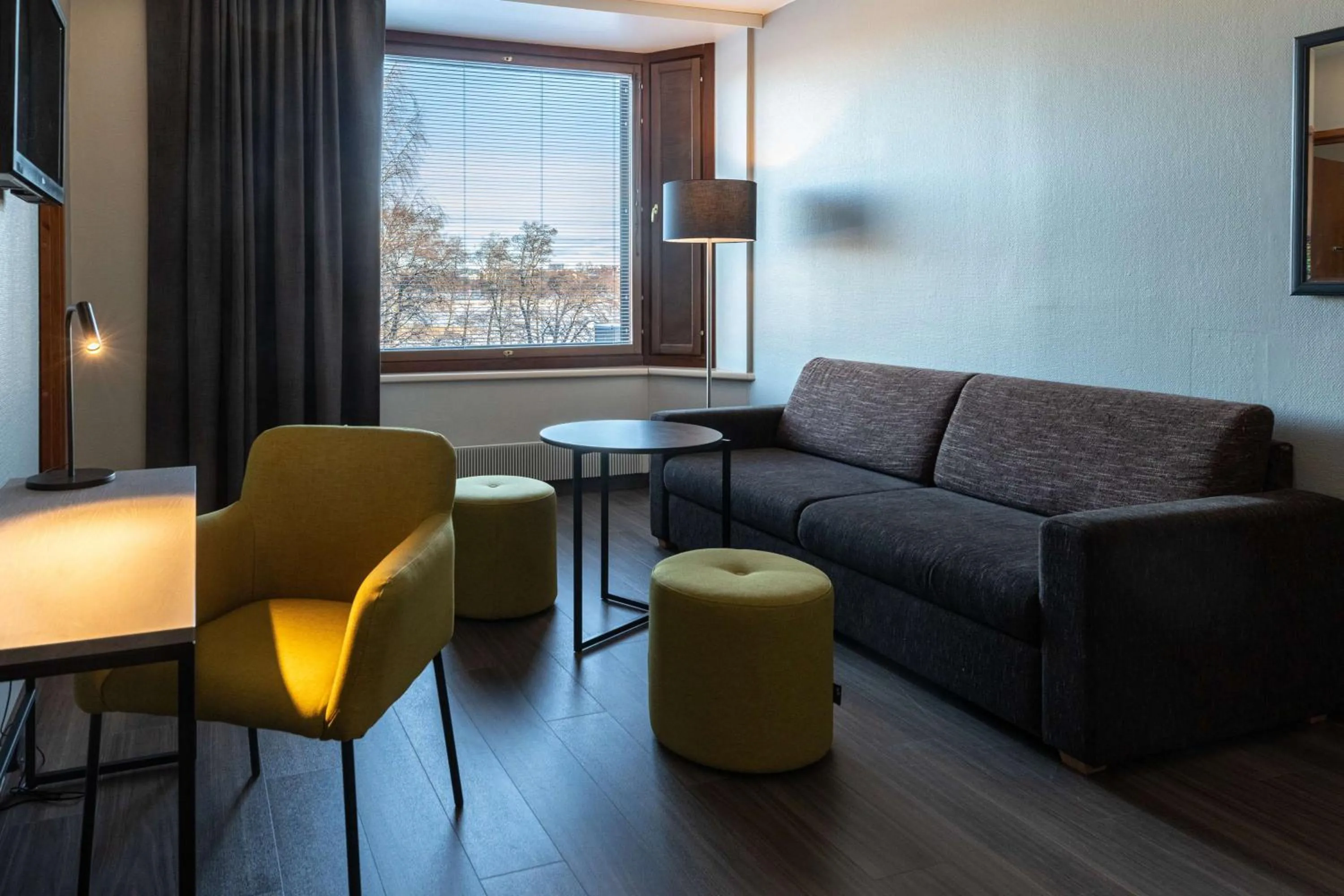 Bedroom in Scandic Waskia