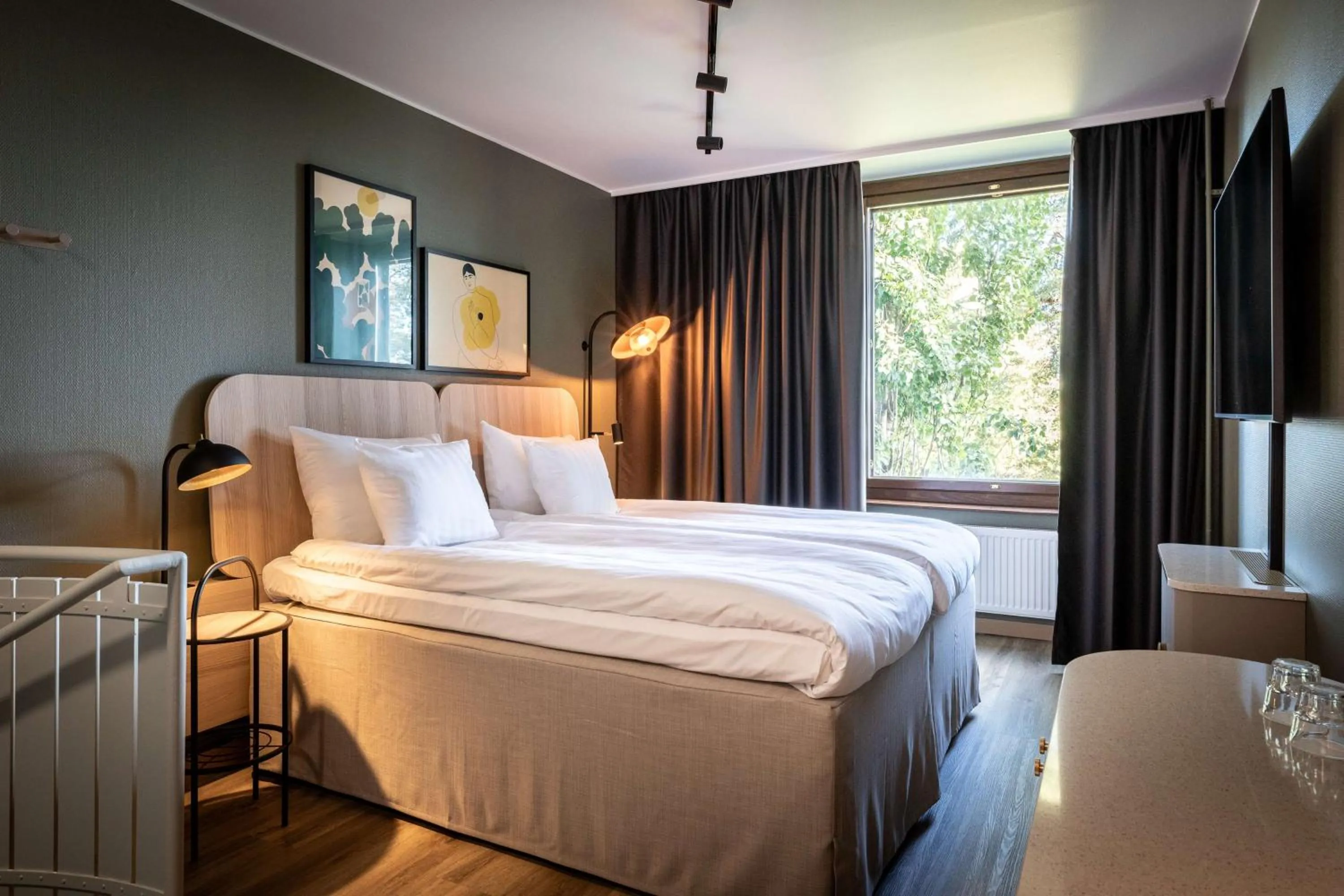 Bedroom, Bed in Scandic Waskia