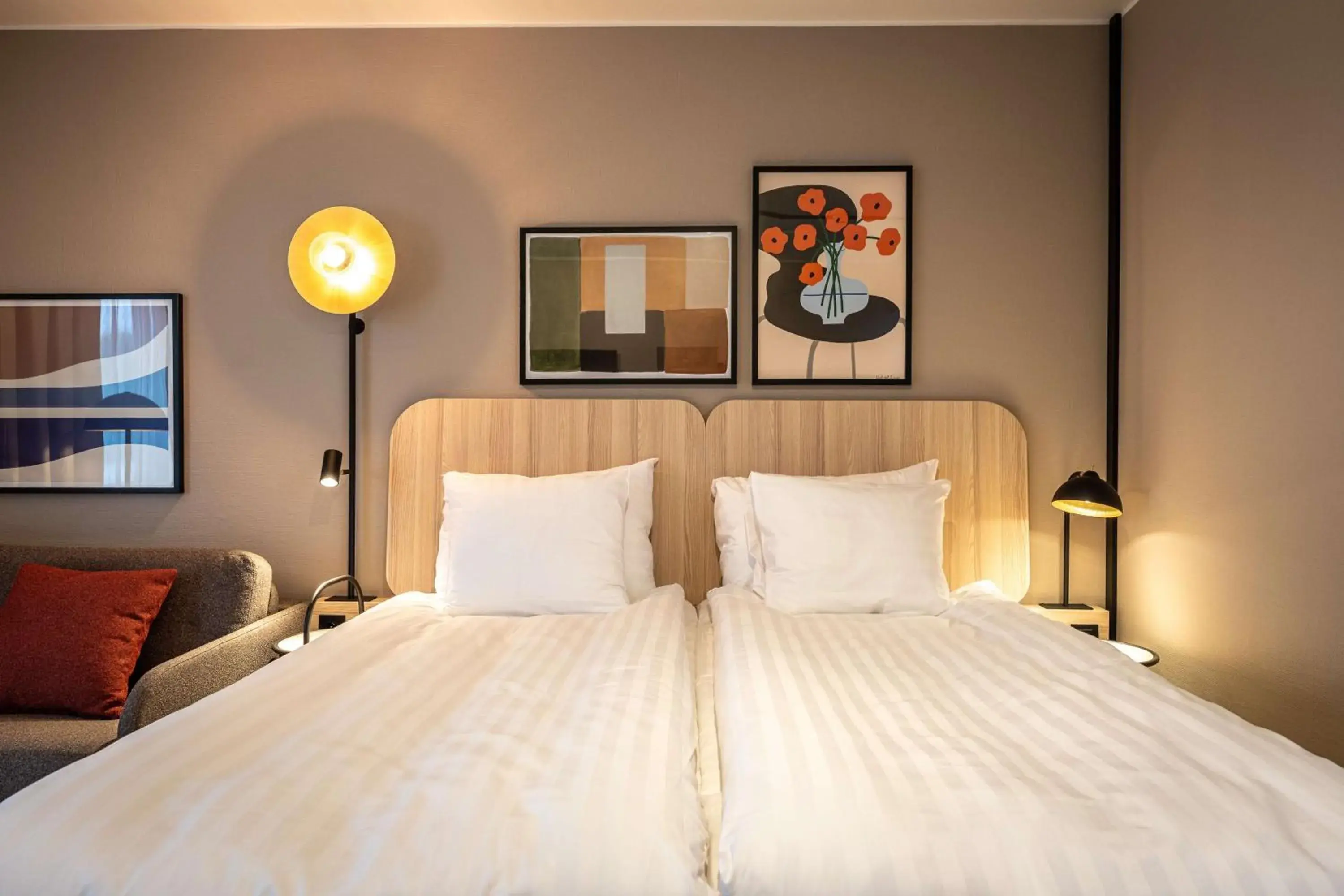 Bedroom, Bed in Scandic Waskia Bedroom, Bed in Scandic Waskia