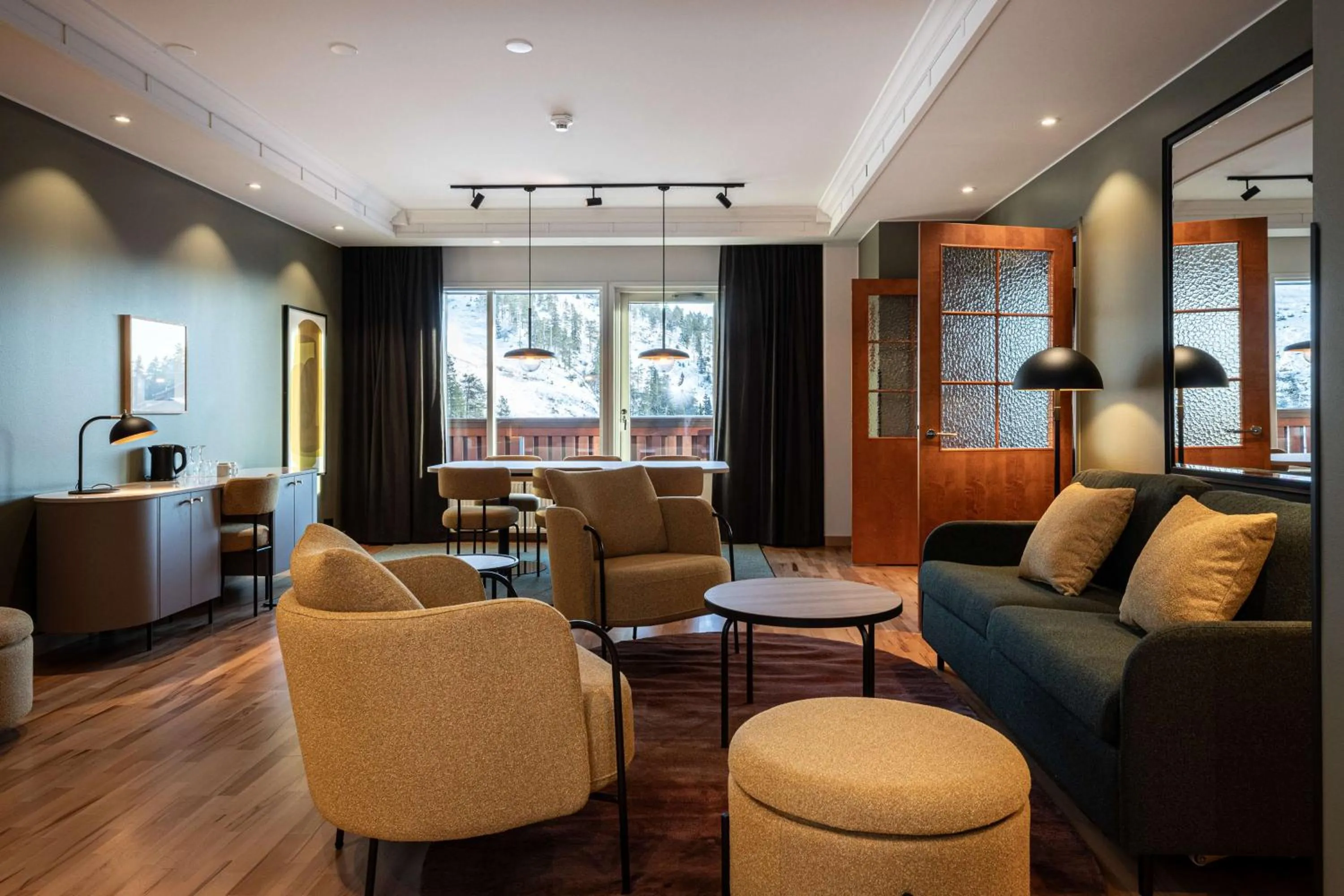 Bedroom in Scandic Rukahovi