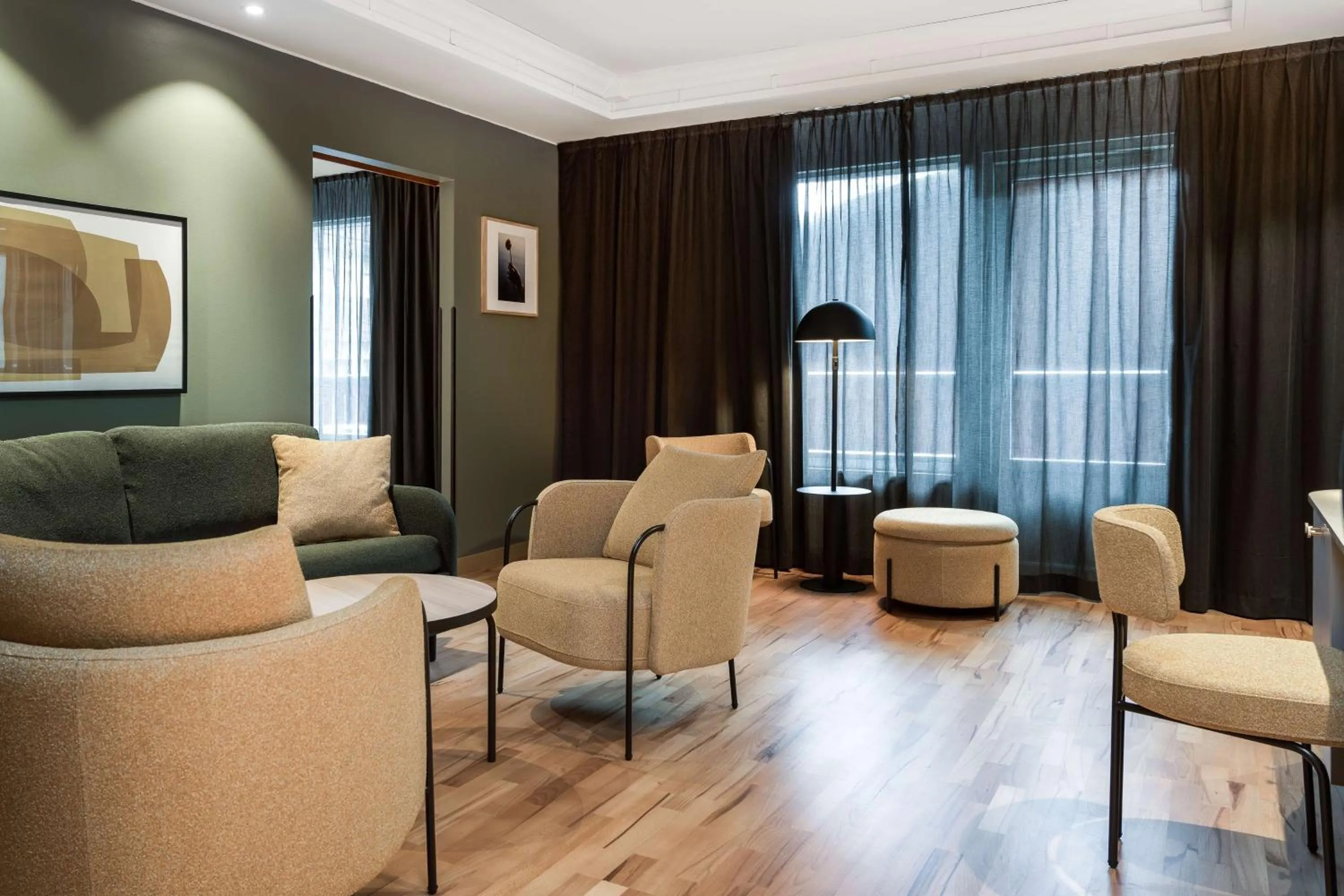 Bedroom in Scandic Rukahovi