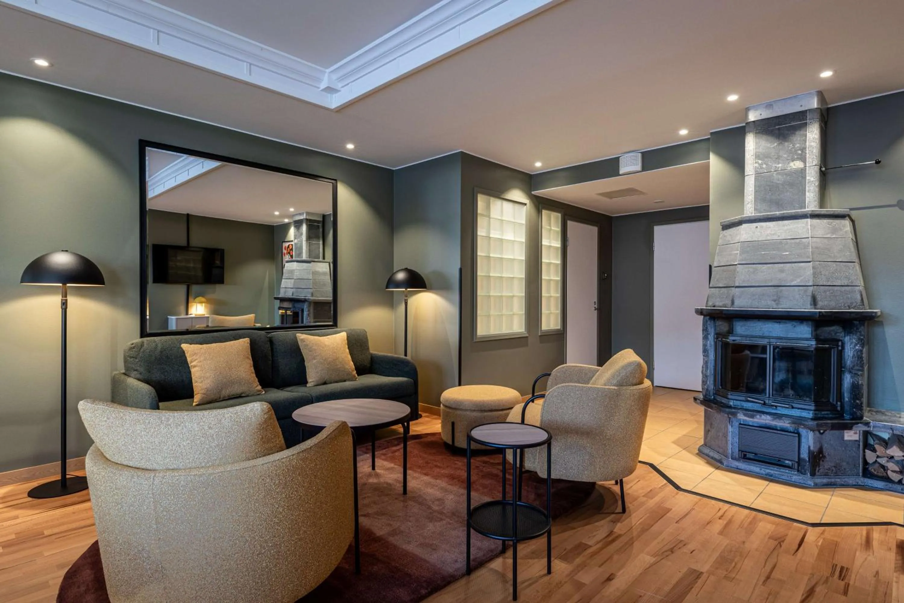 Bedroom in Scandic Rukahovi