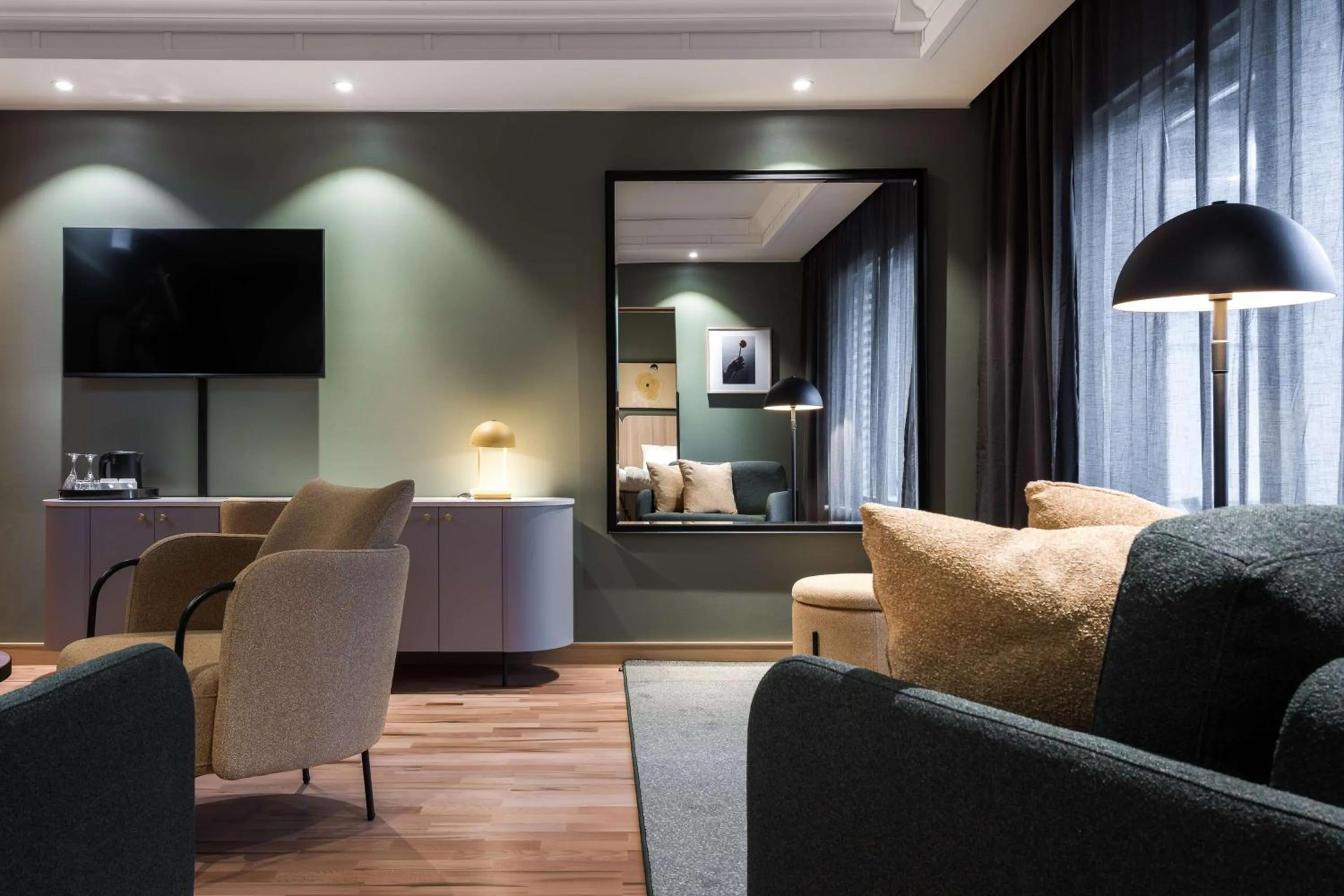 Bedroom in Scandic Rukahovi