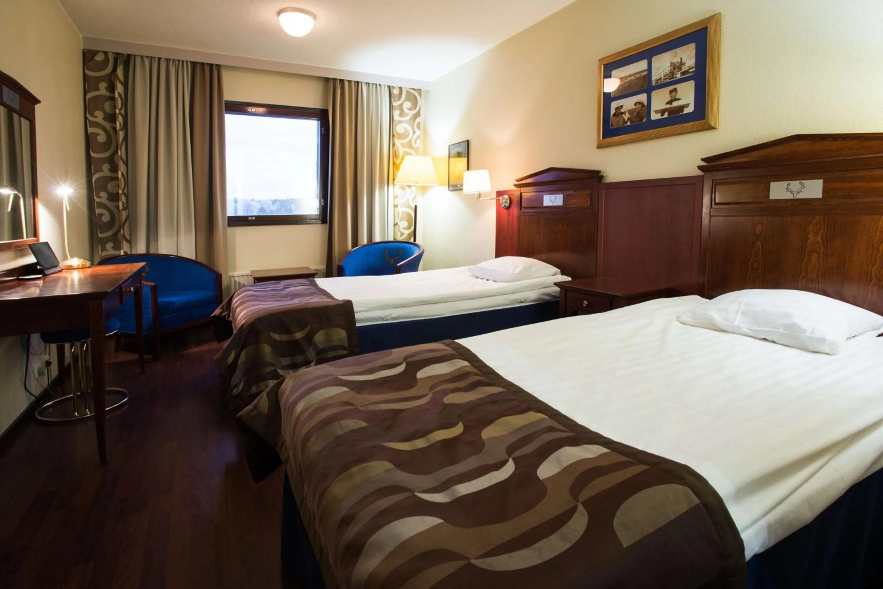 Bedroom, Bed in Scandic Pohjanhovi