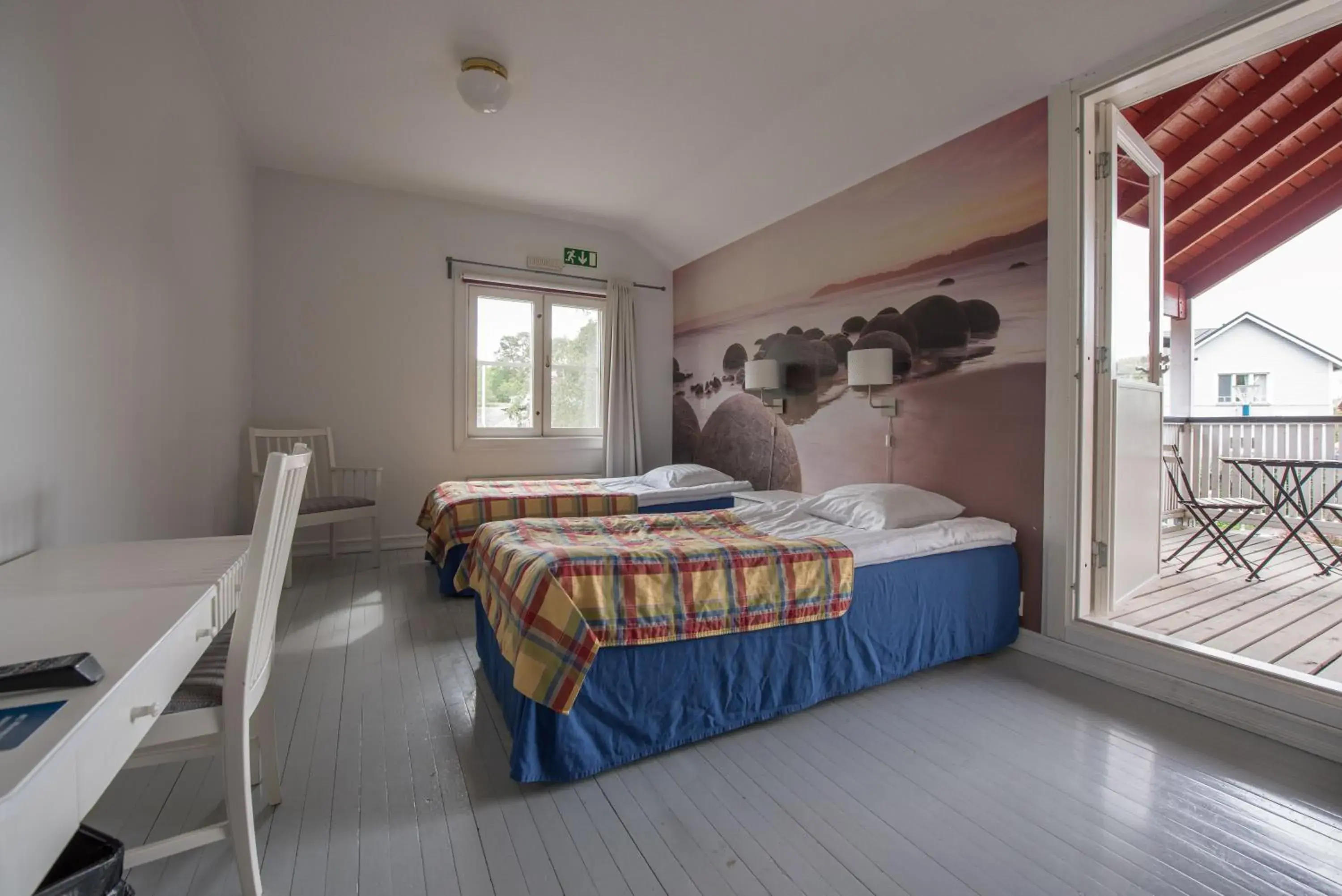 Twin Room with Balcony in Hotel Strandbo Twin Room with Balcony in Hotel Strandbo