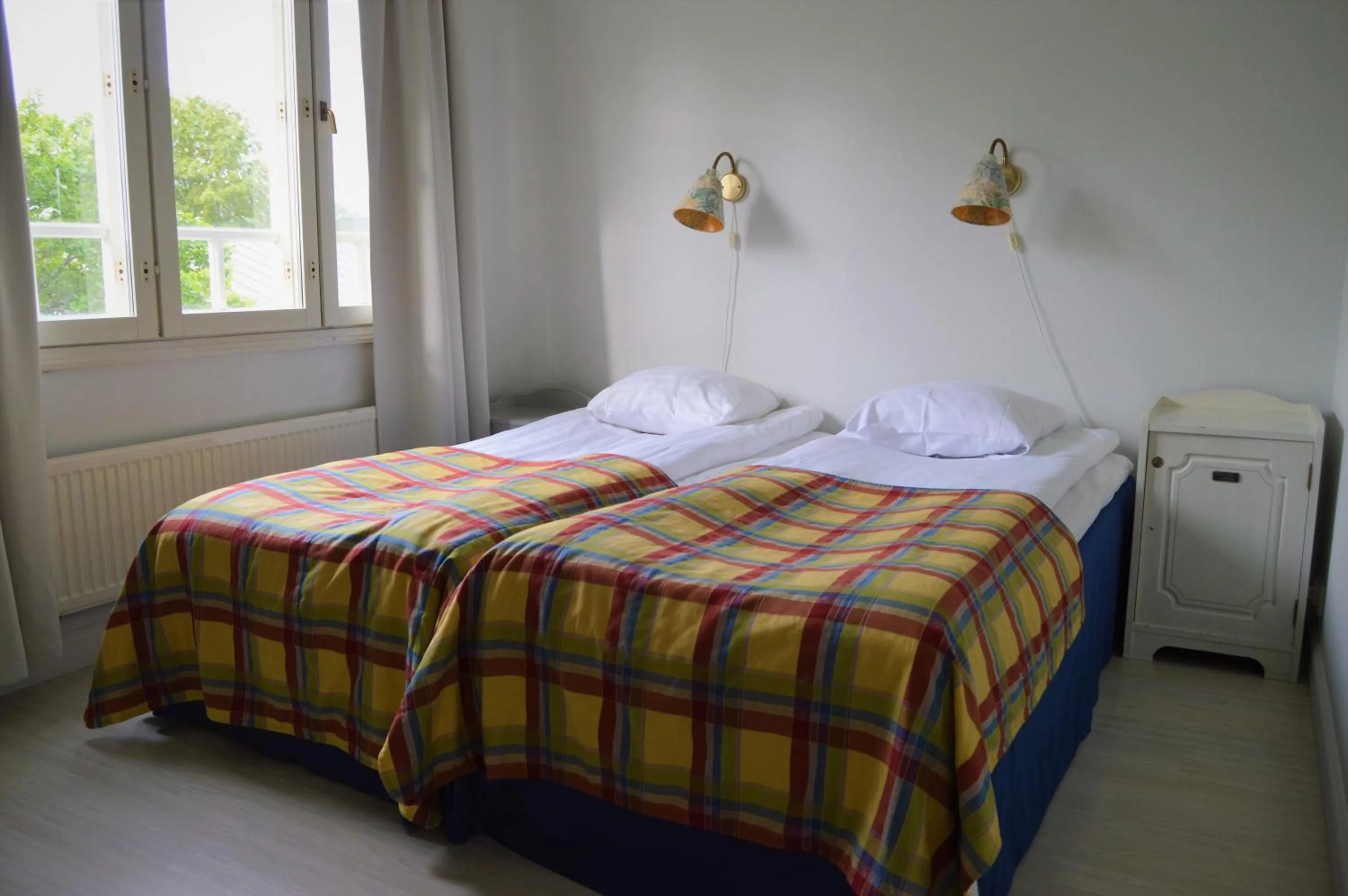 Bed in Hotel Strandbo