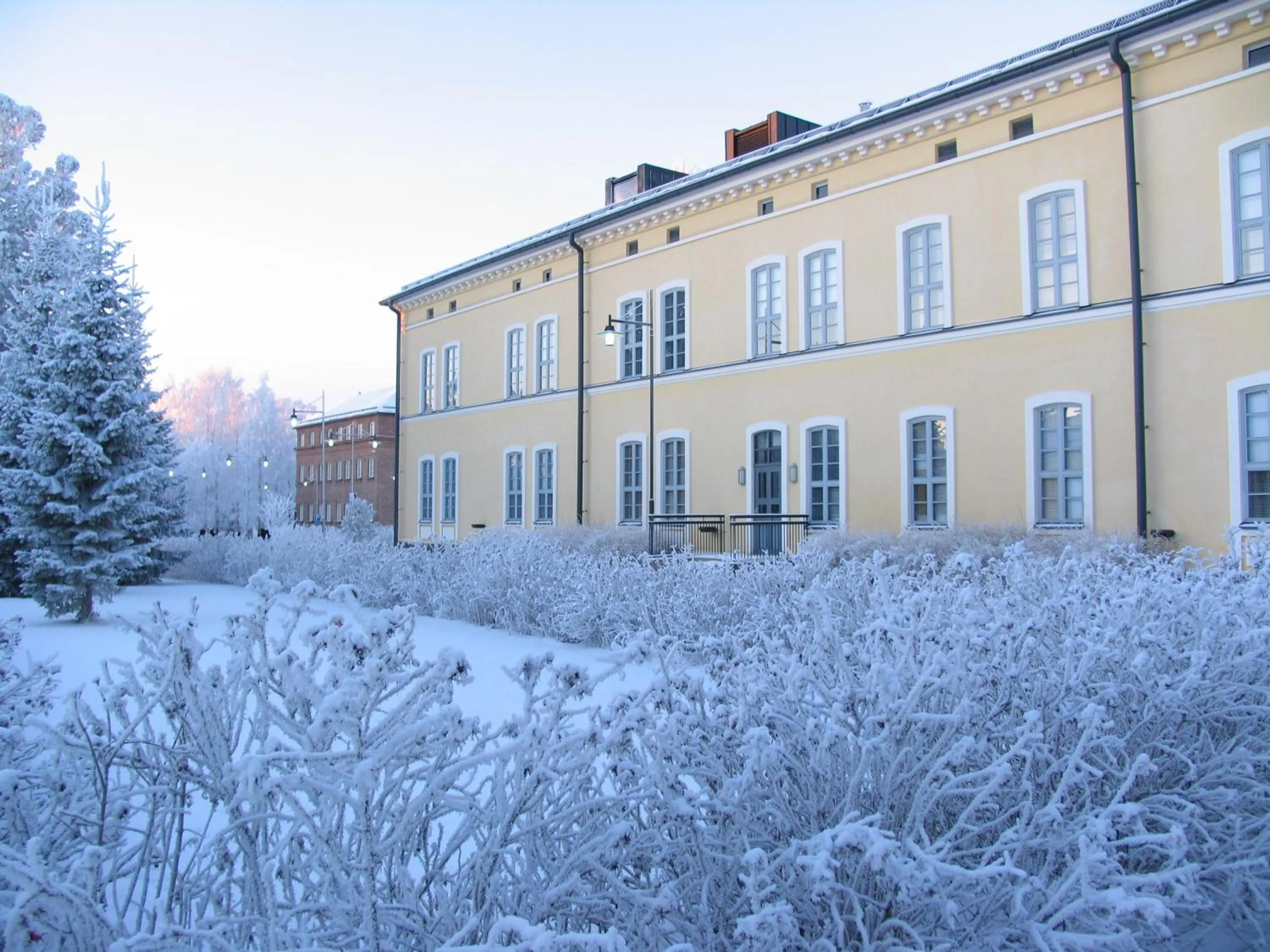 Facade/entrance in Hotel Lasaretti