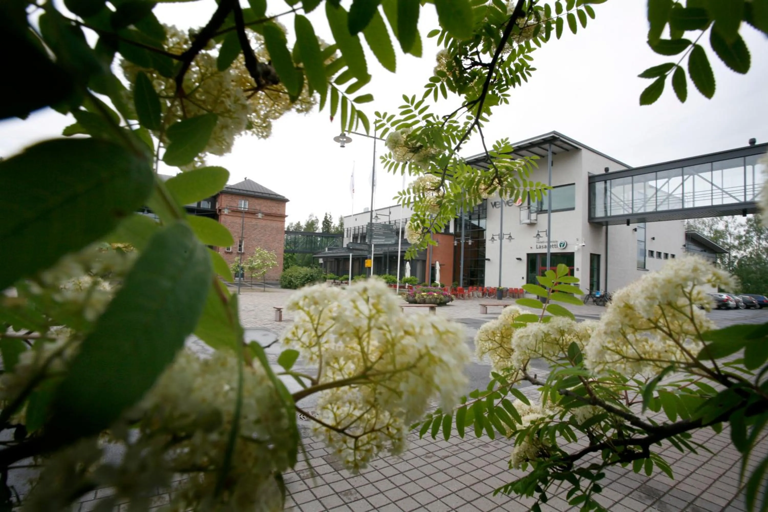 Facade/entrance in Hotel Lasaretti