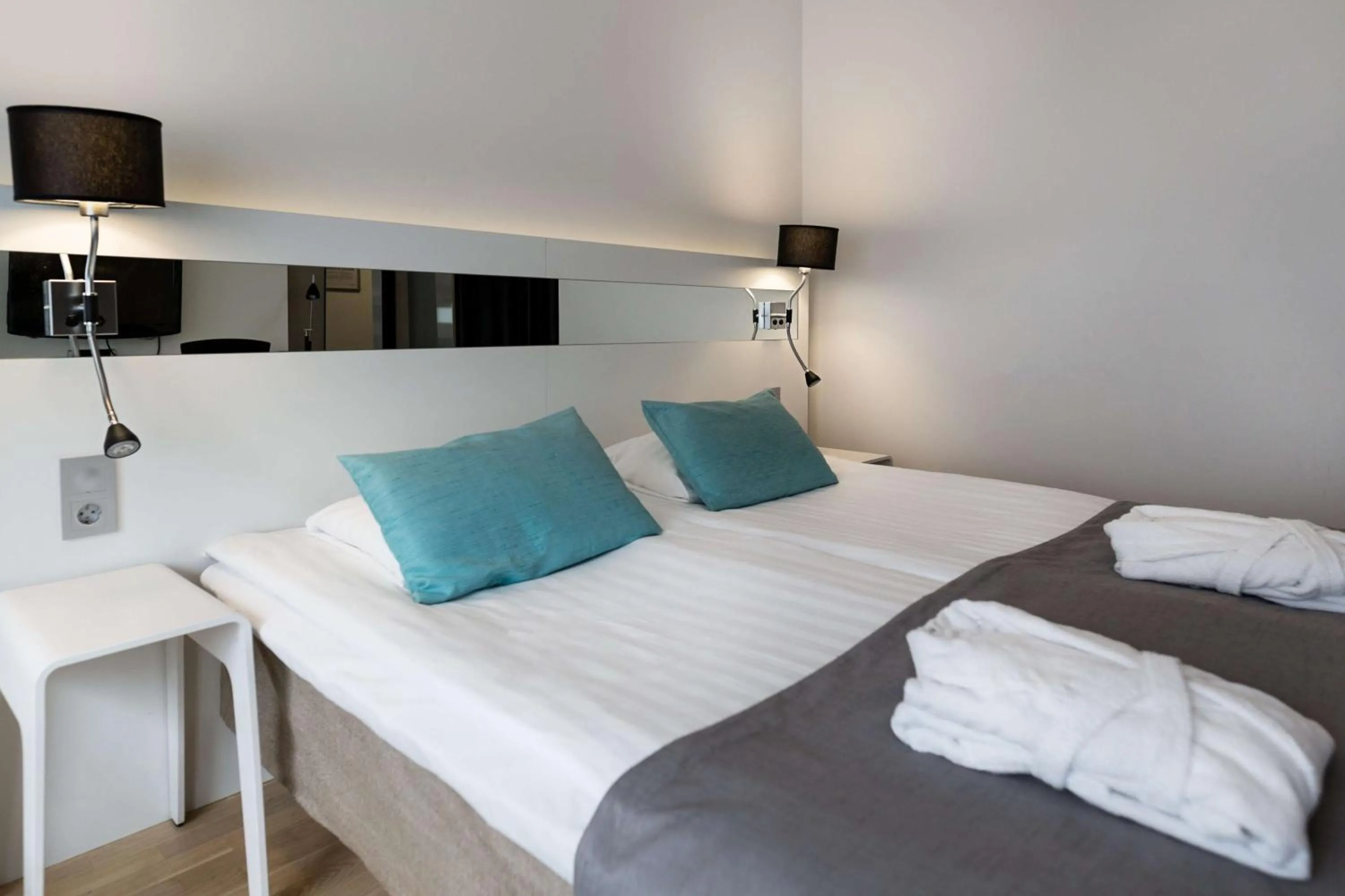 Bedroom, Bed in Scandic Julia