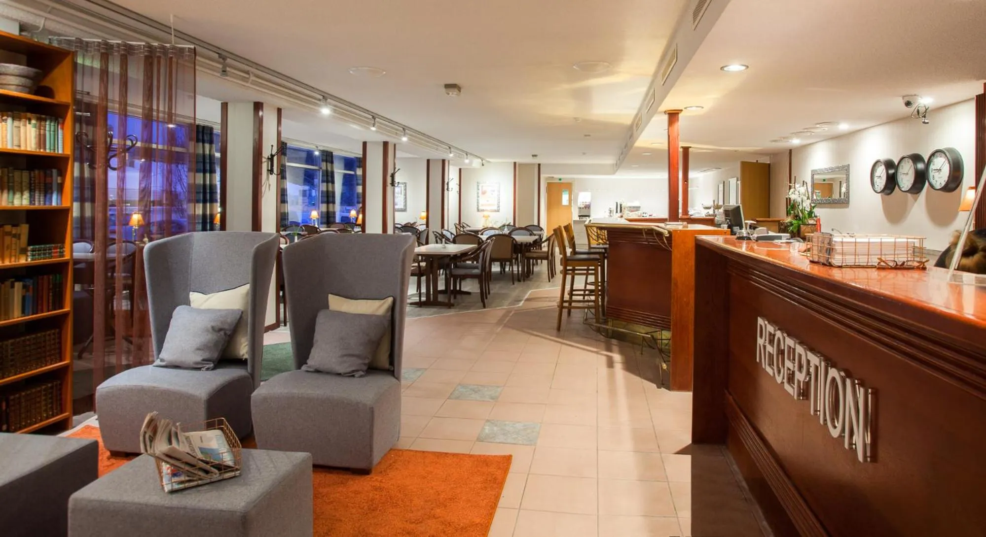 Lobby or reception in Hotel Kauppi