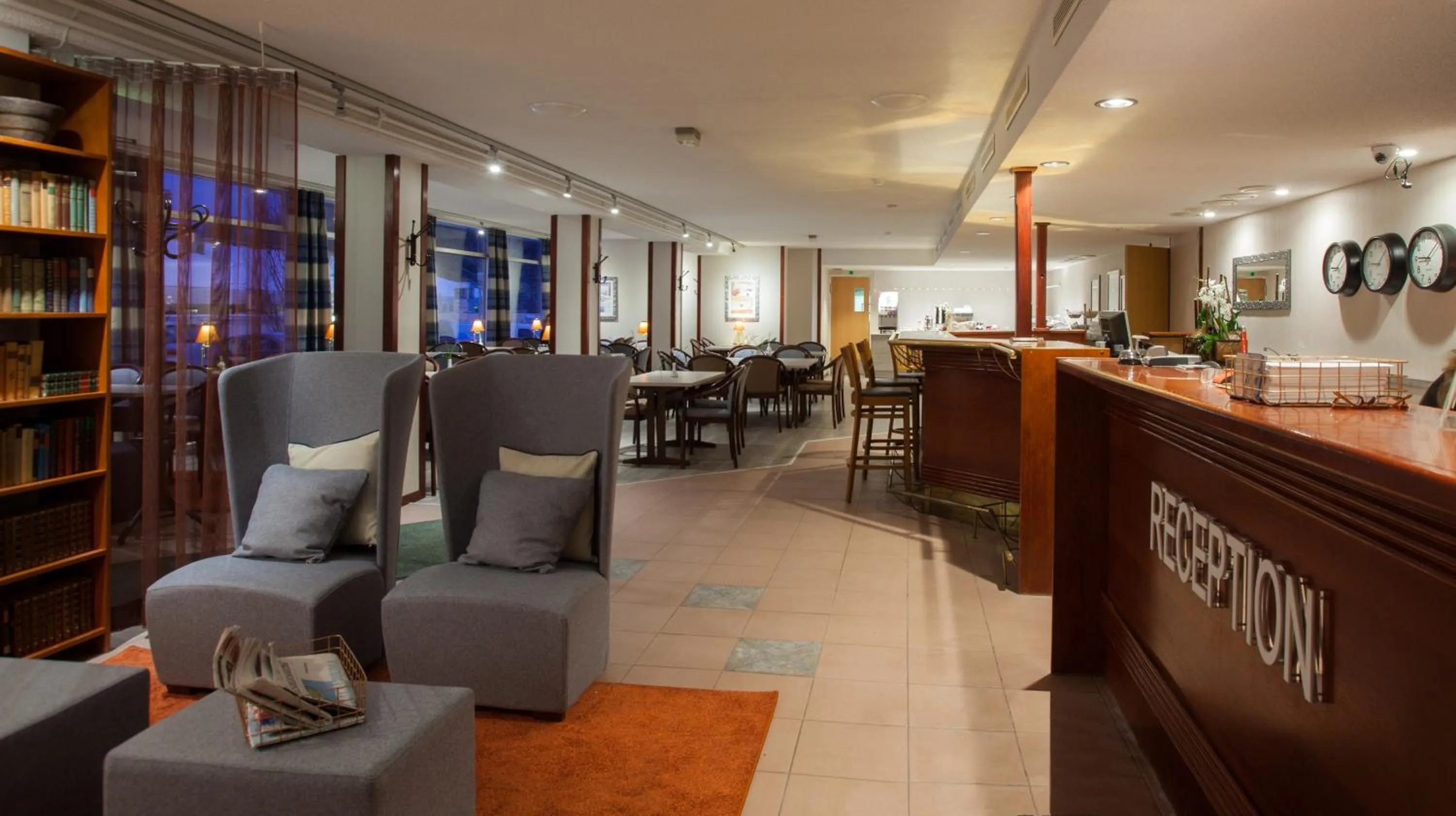 Lobby or reception in Hotel Kauppi