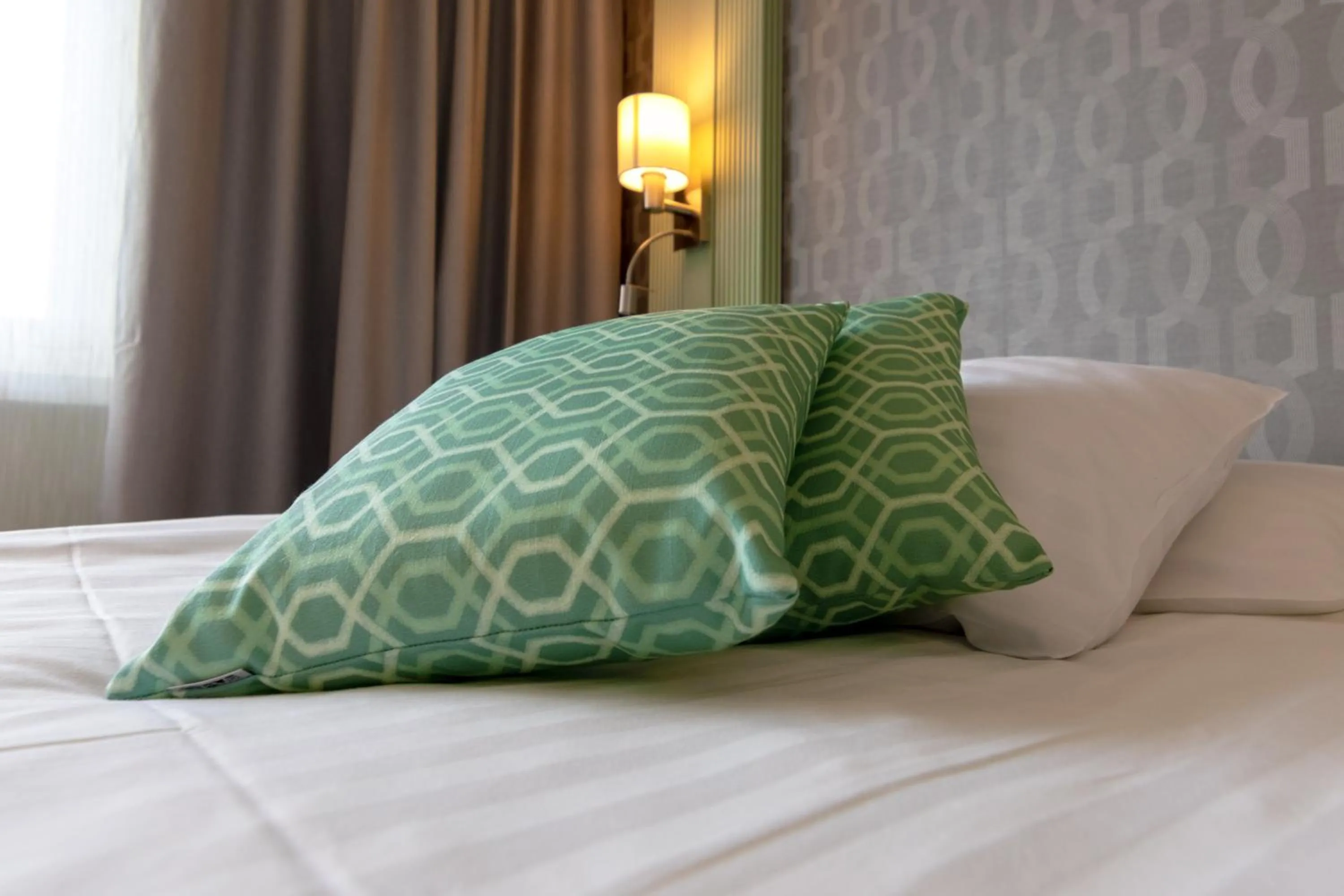 Decorative detail, Bed in Hotel Hirvi