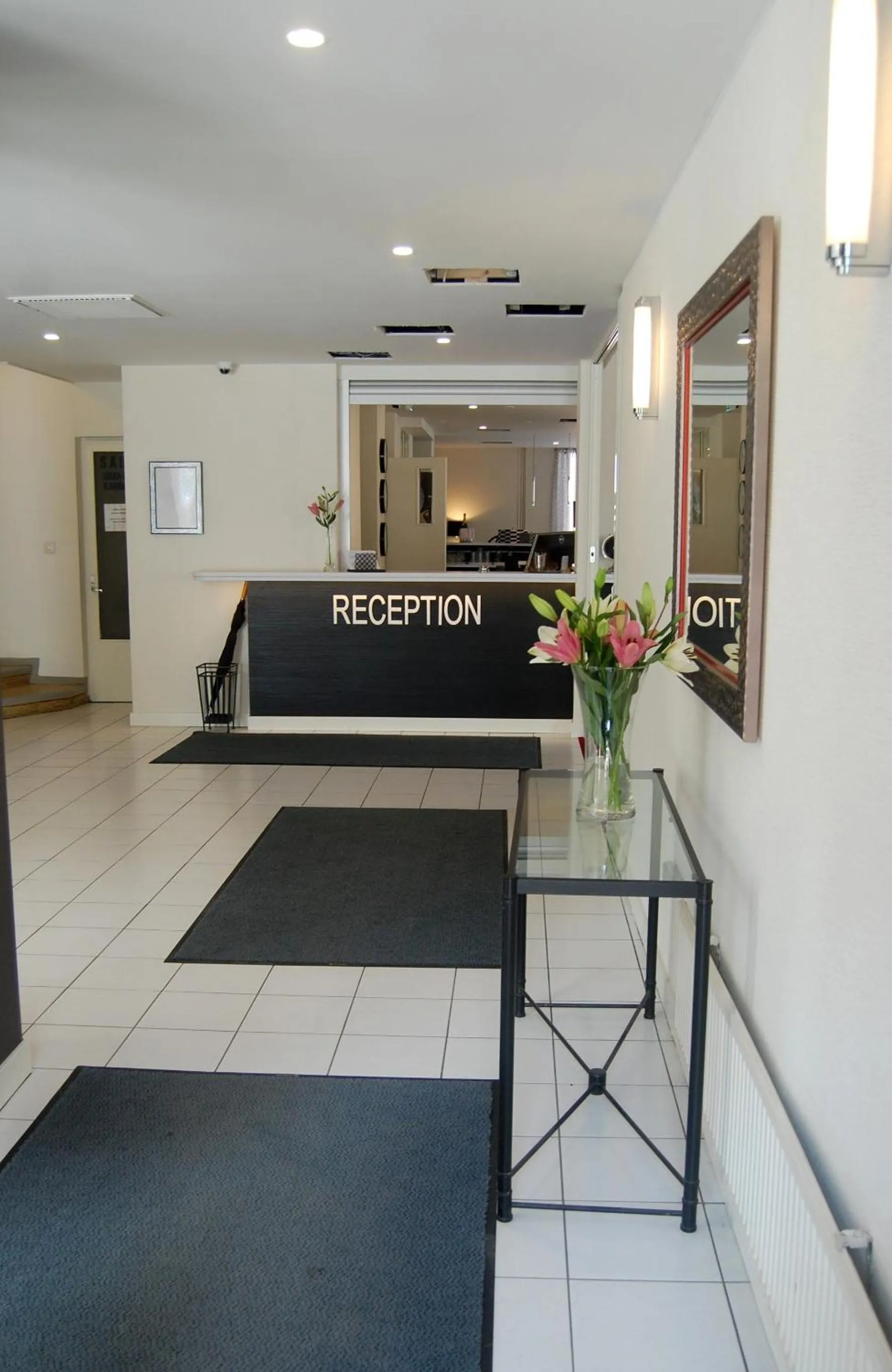 Lobby or reception in Hotel Hirvi