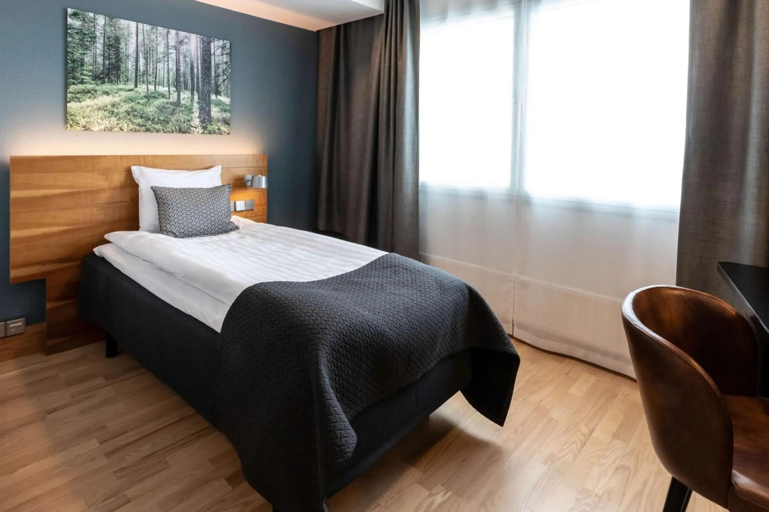 Bedroom, Bed in Scandic Espoo Bedroom, Bed in Scandic Espoo