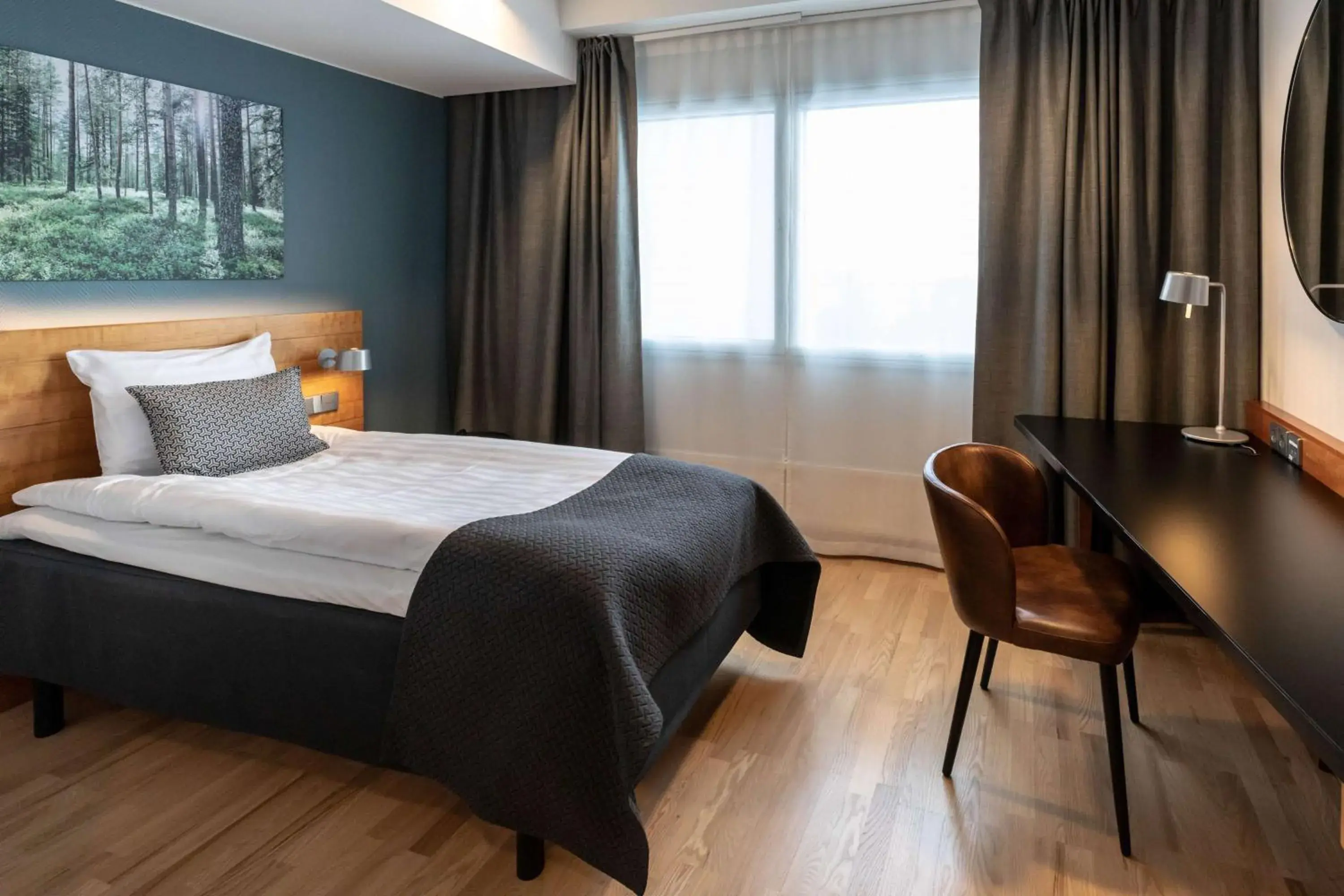 Bedroom, Bed in Scandic Espoo Bedroom, Bed in Scandic Espoo