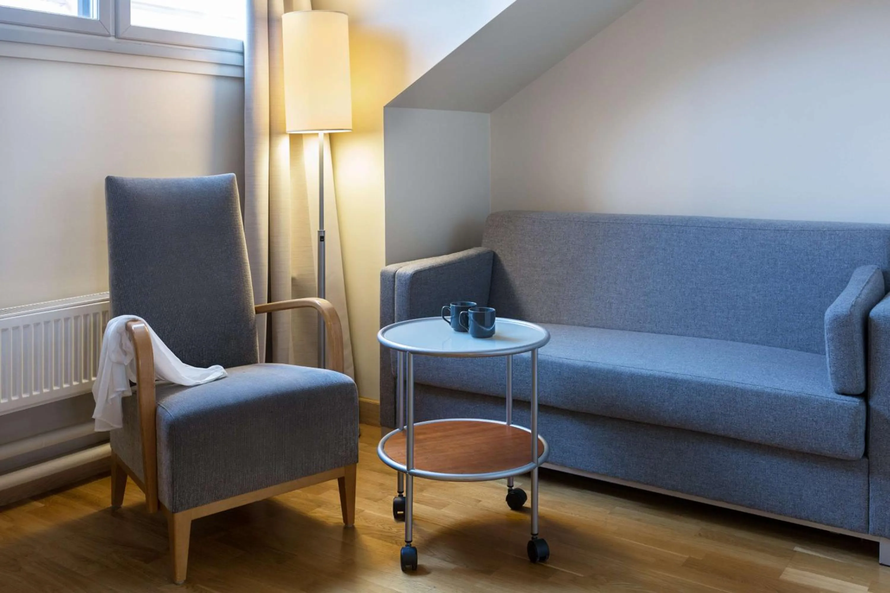 Photo of the whole room in Scandic Plaza Turku