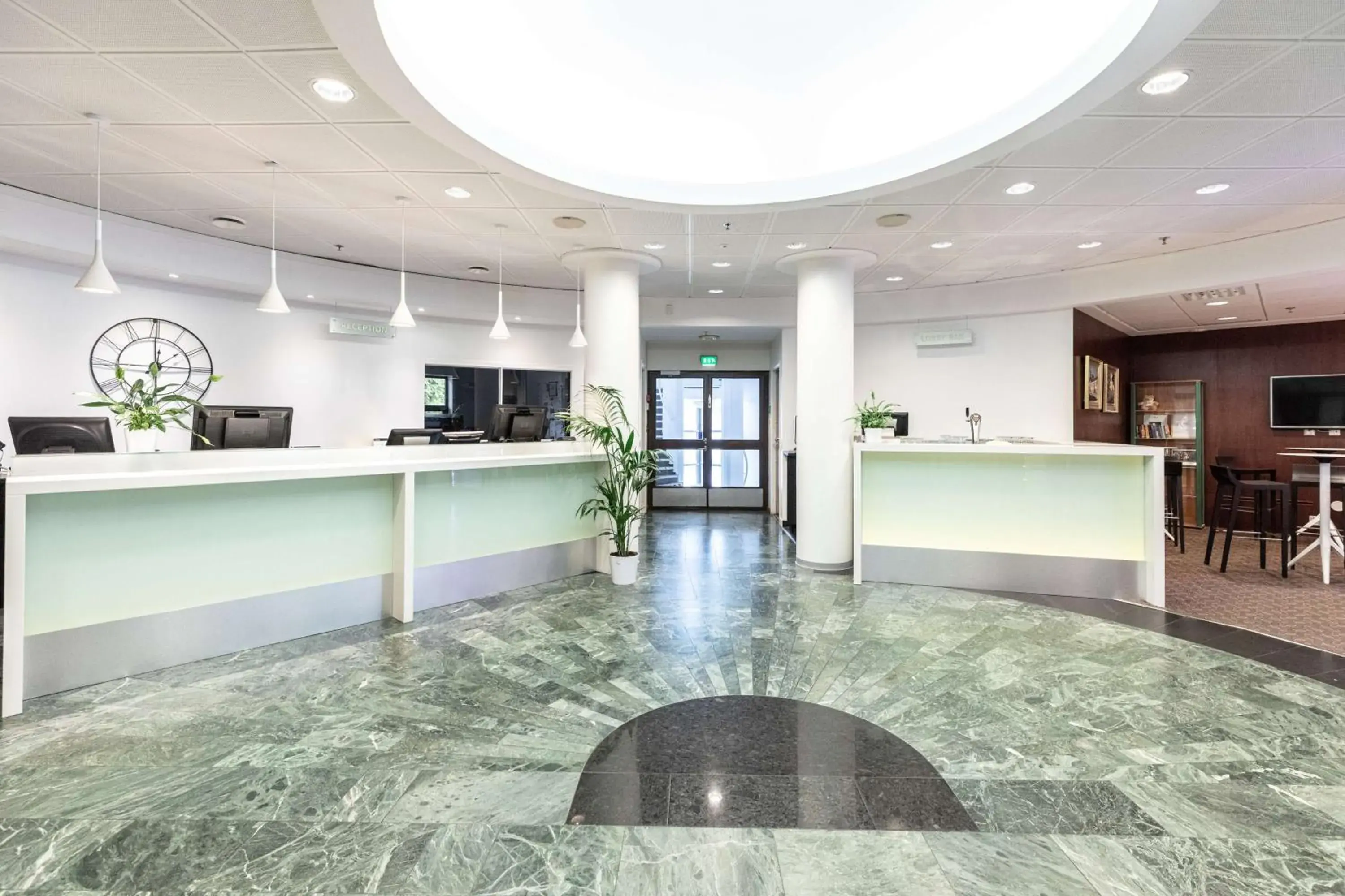 Lobby or reception in Scandic Patria Lobby or reception in Scandic Patria