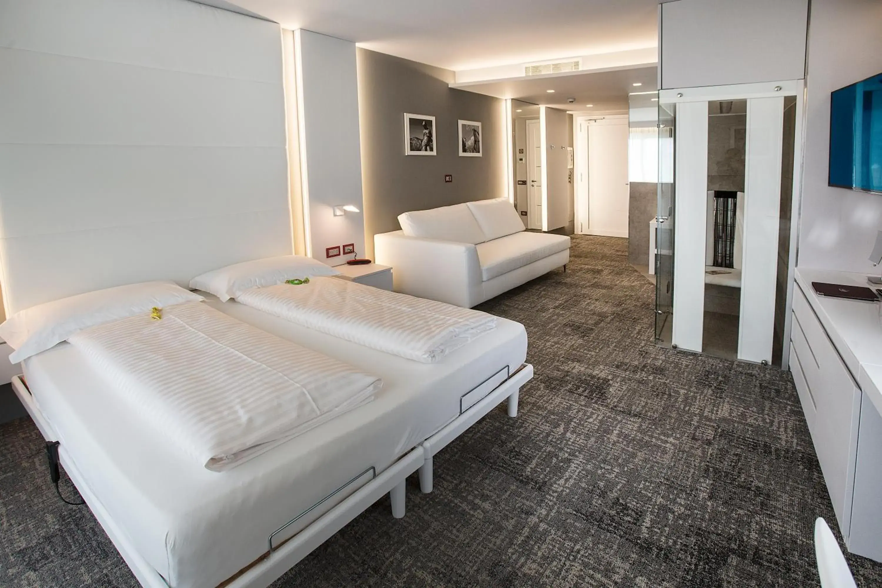 Bed in Wellness Hotel Casa Barca (Adult Only)