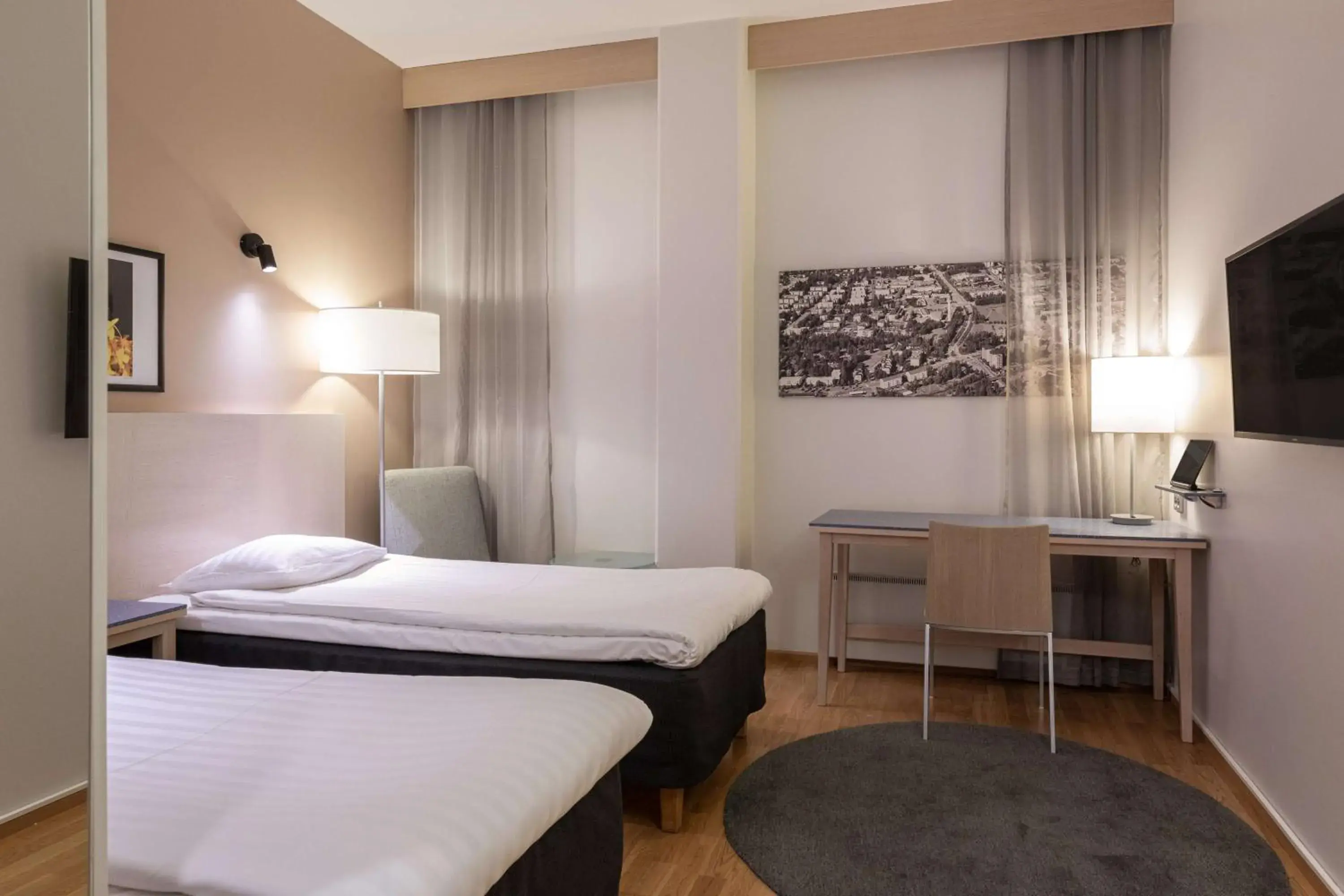 Bedroom, Bed in Scandic Seinäjoki Bedroom, Bed in Scandic Seinäjoki