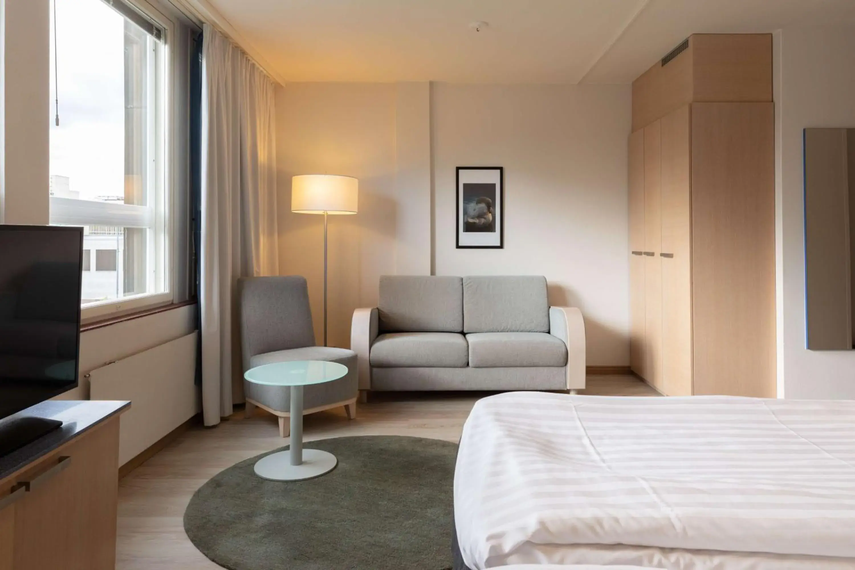 Bedroom, Bed in Scandic Seinäjoki Bedroom, Bed in Scandic Seinäjoki