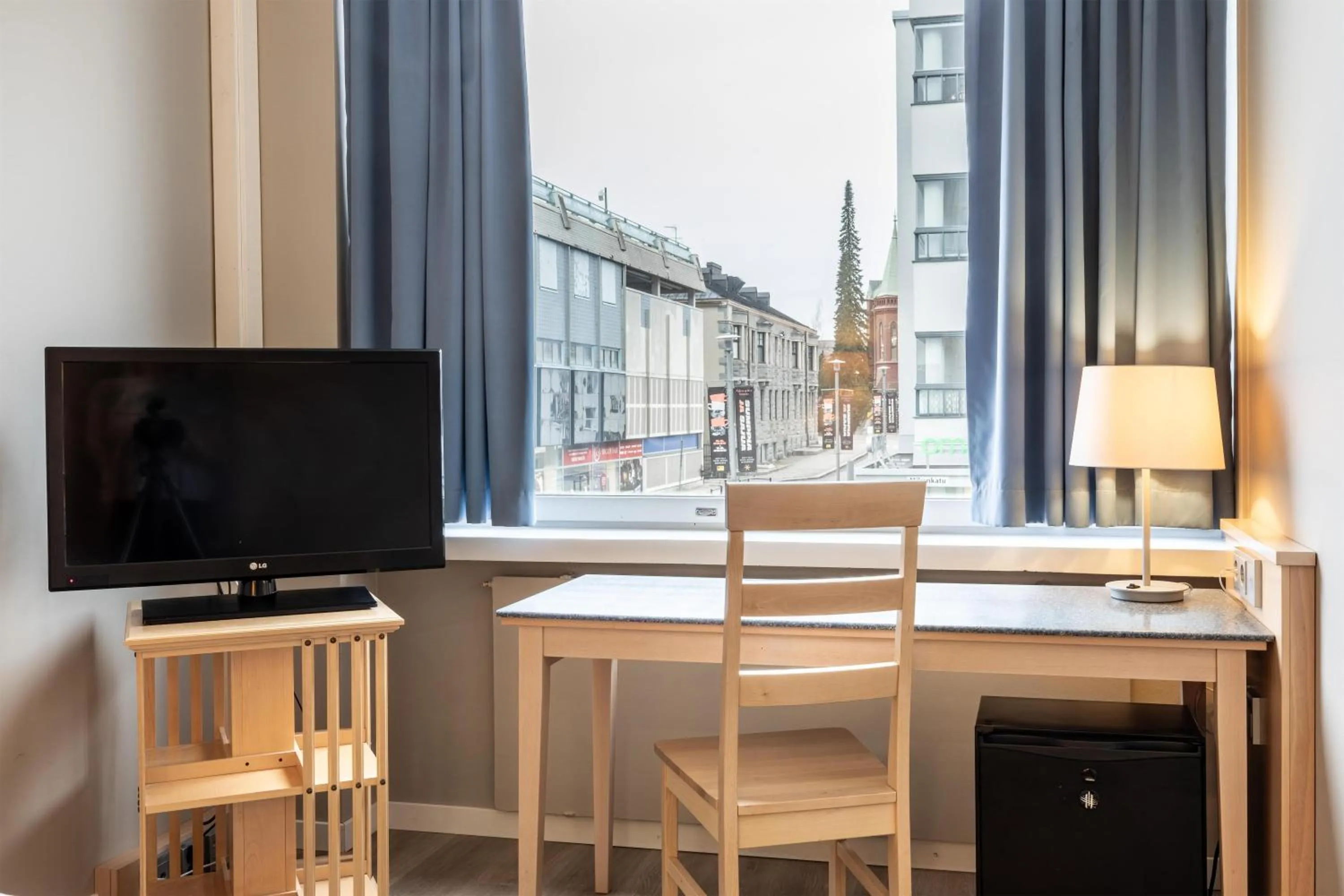 Bedroom in Scandic Mikkeli