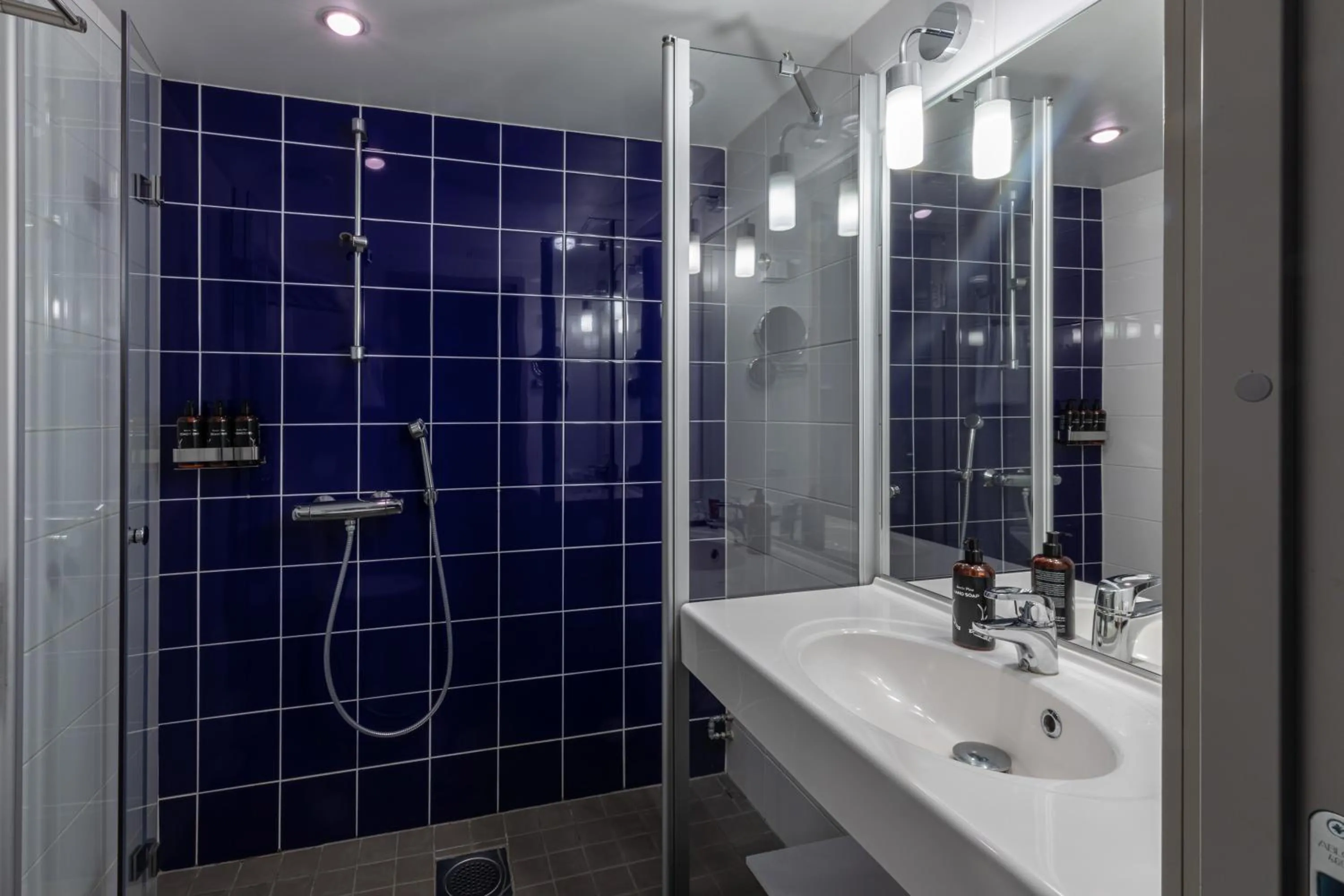 Shower in Lapland Hotels Kuopio