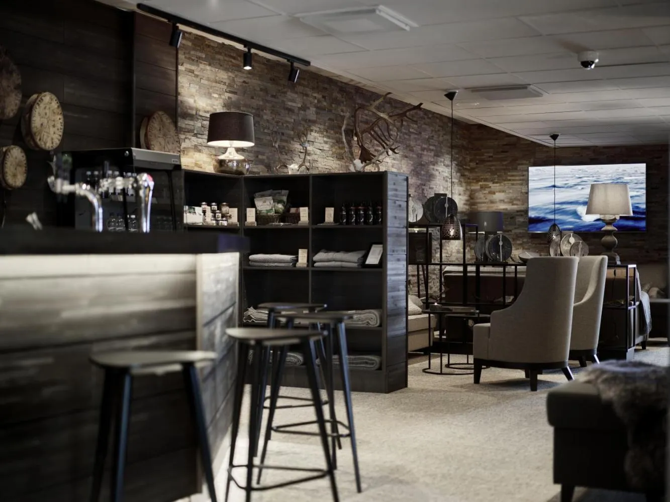 Lounge or bar in Lapland Hotels Kuopio