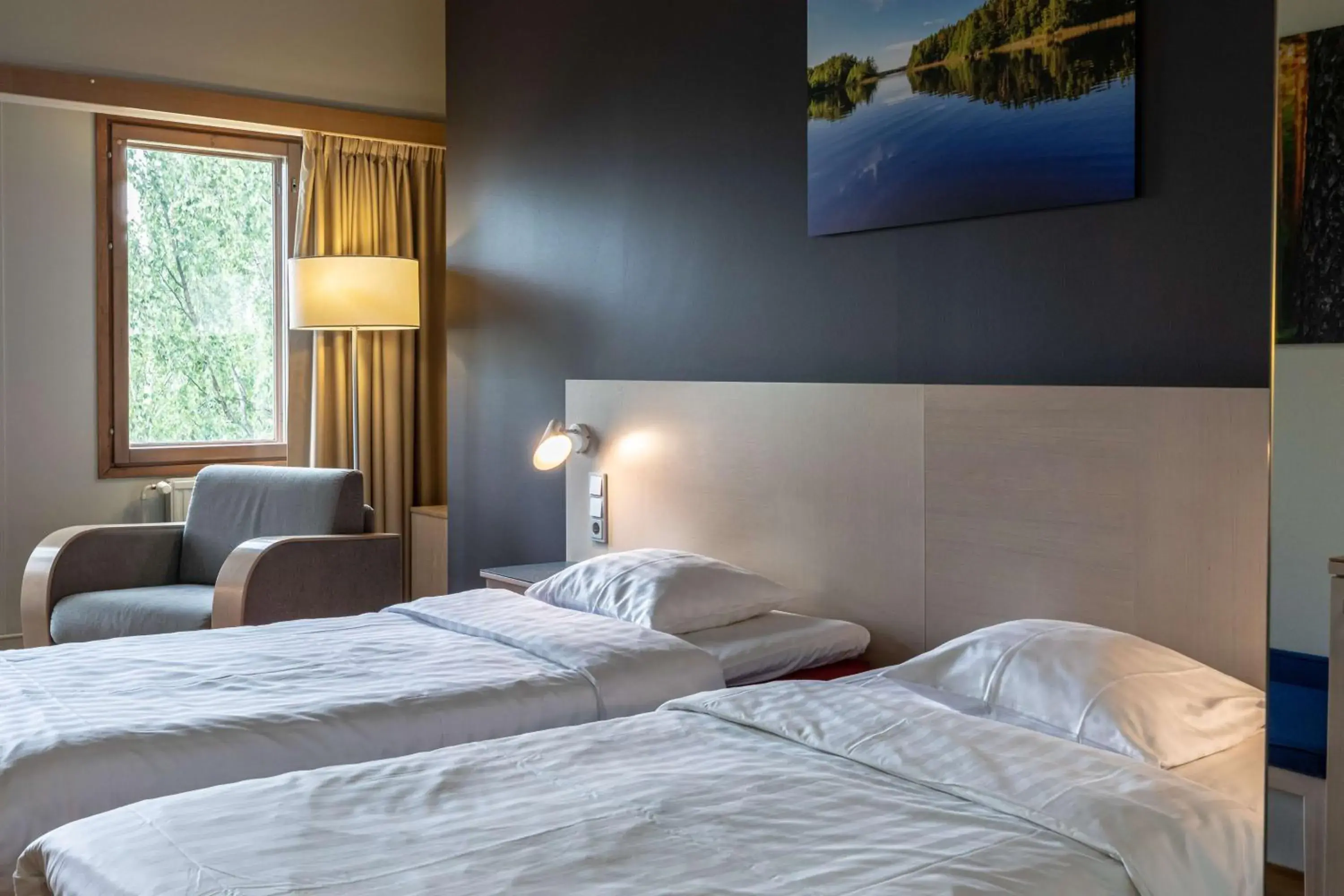 Bedroom, Bed in Scandic Joensuu Bedroom, Bed in Scandic Joensuu