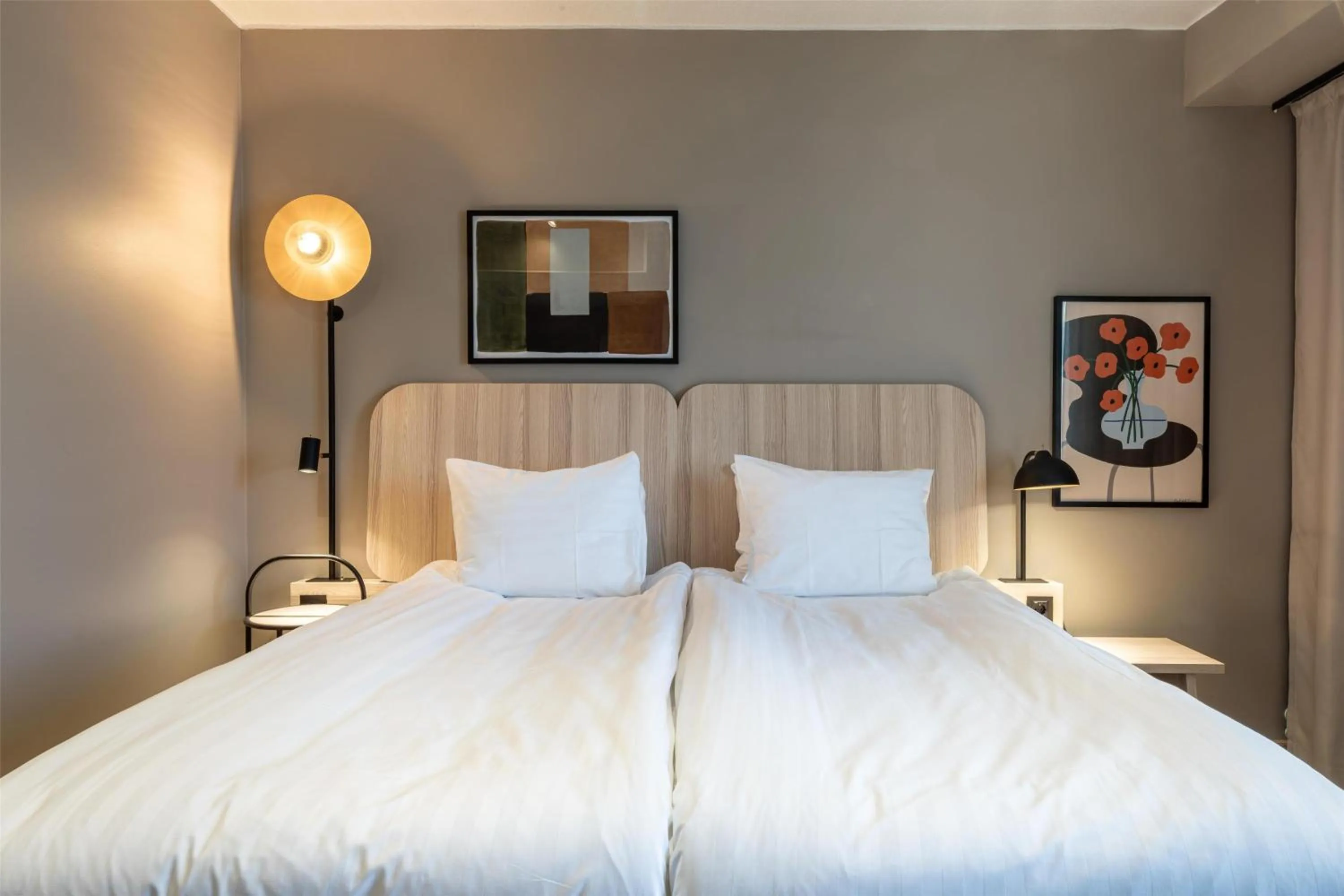 Bedroom, Bed in Scandic Laajavuori