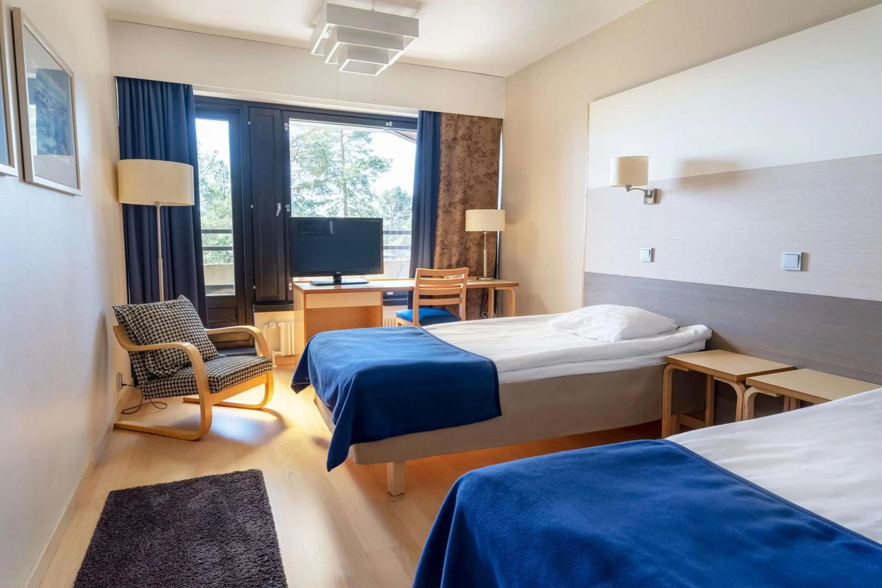 Twin Room with Balcony in Scandic Laajavuori