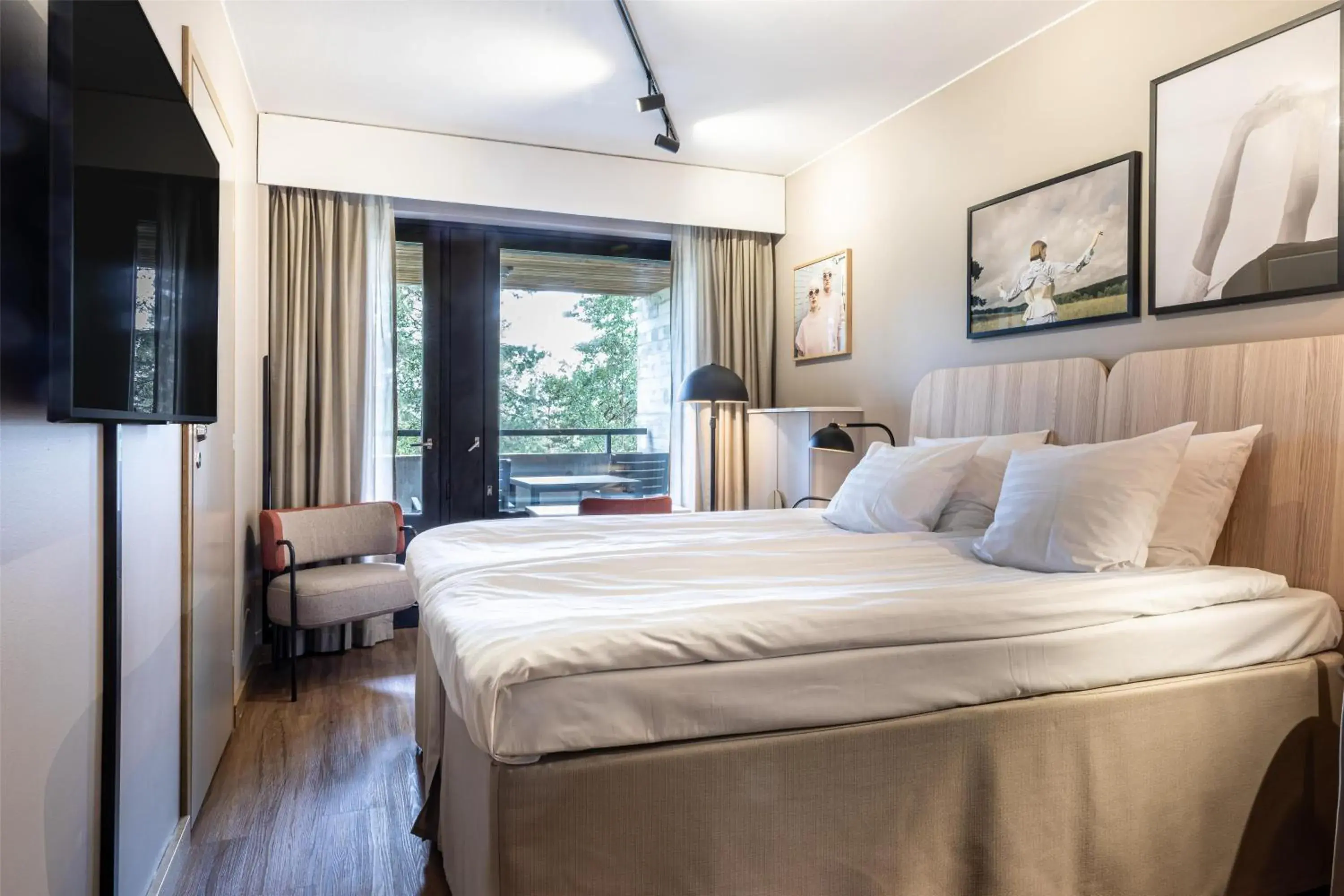 Bedroom, Bed in Scandic Laajavuori Bedroom, Bed in Scandic Laajavuori