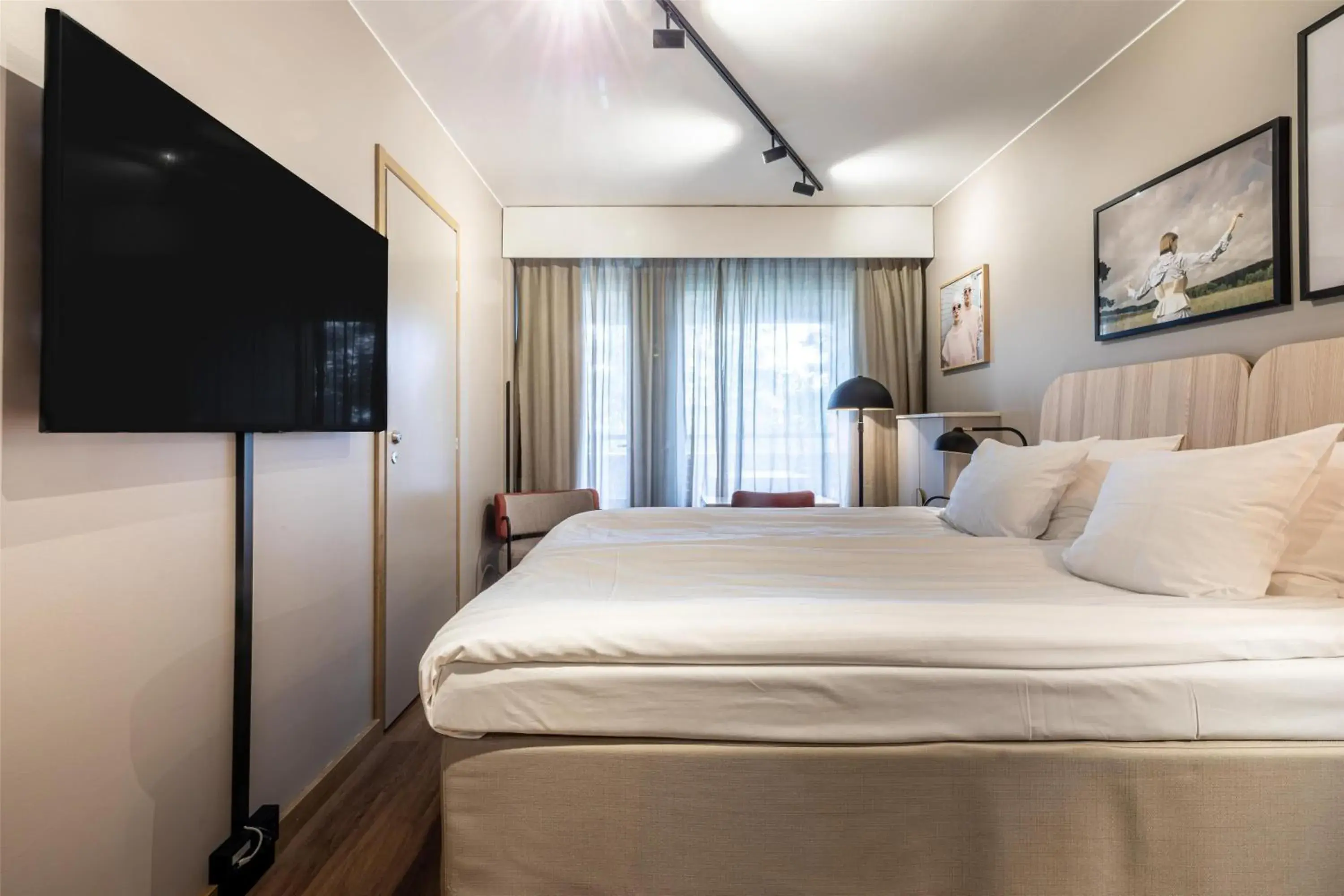 Bedroom, Bed in Scandic Laajavuori Bedroom, Bed in Scandic Laajavuori