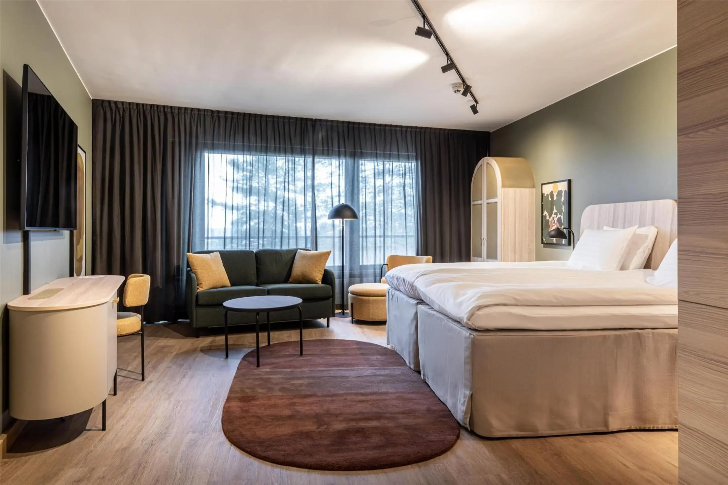 Bedroom, Bed in Scandic Laajavuori Bedroom, Bed in Scandic Laajavuori