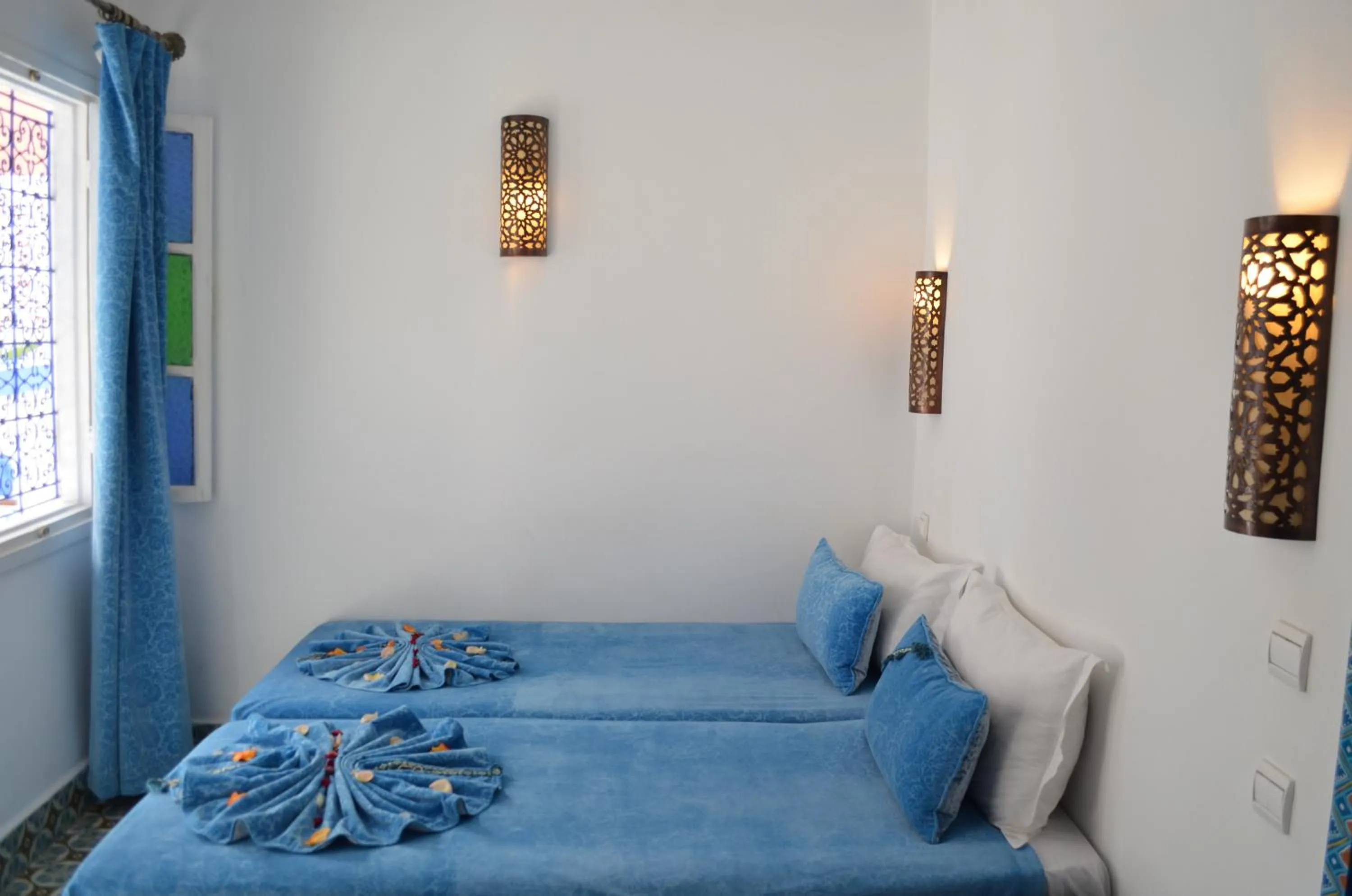 Bed in Riad Hôtel Essaouira