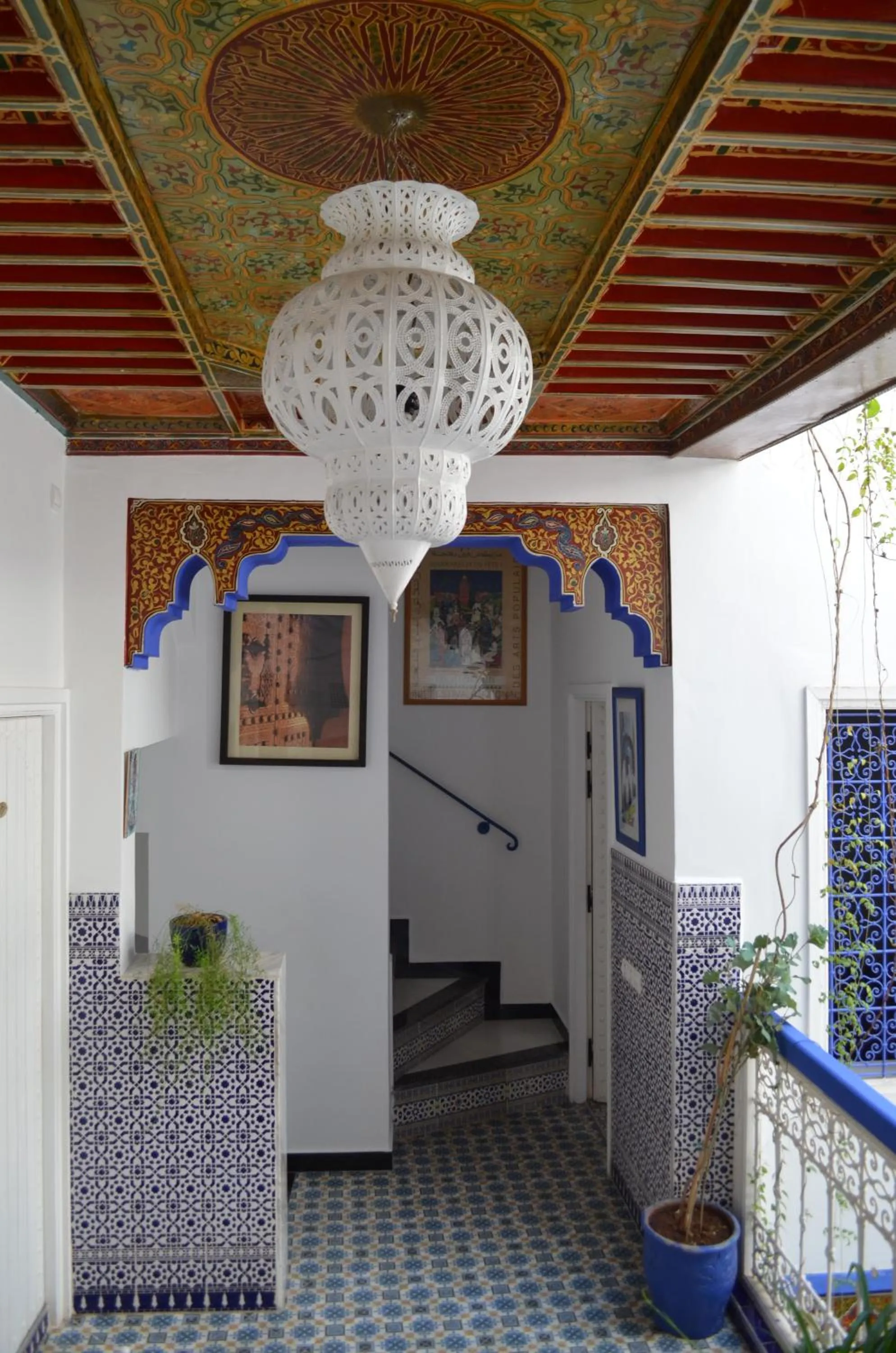 Decorative detail in Riad Hôtel Essaouira