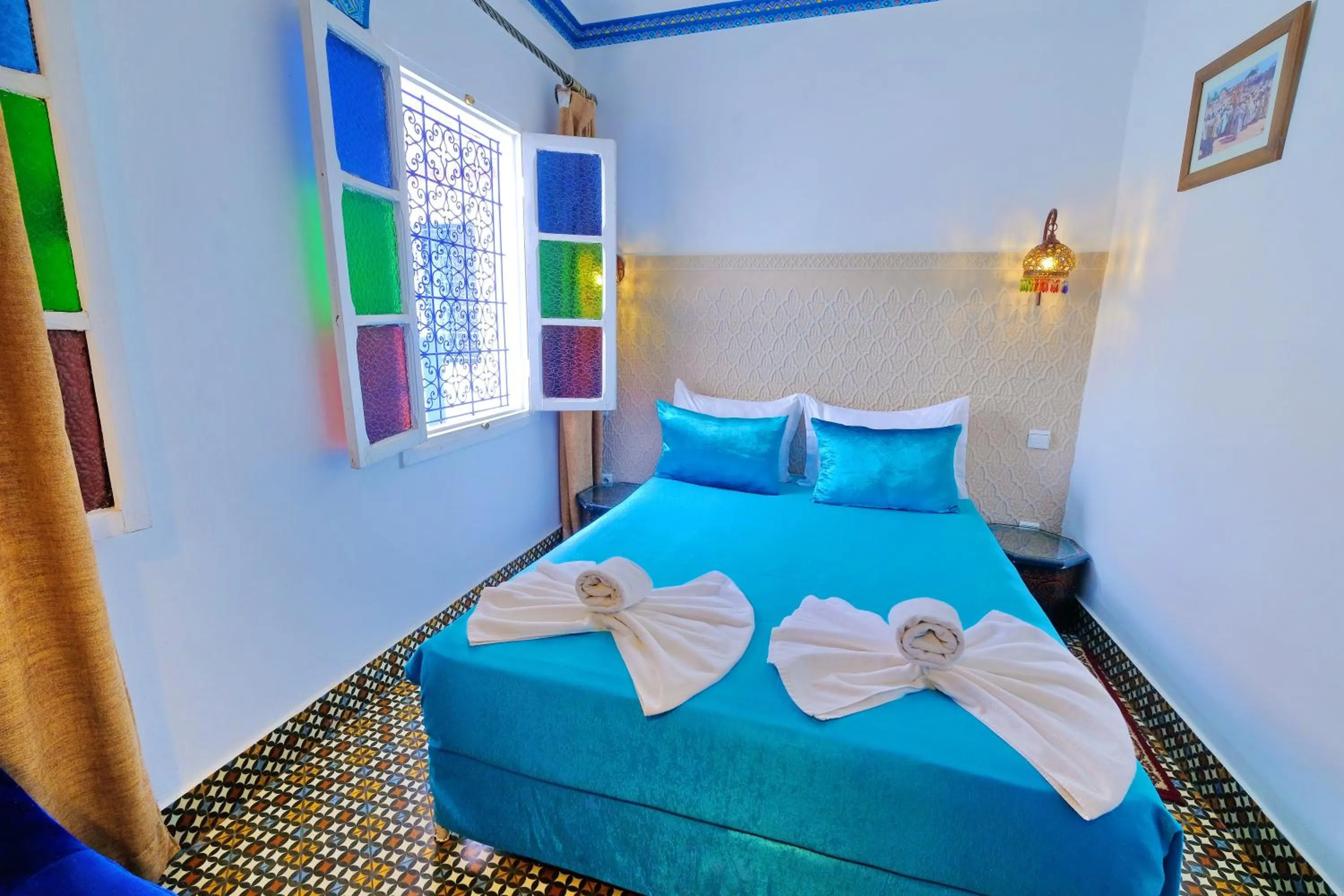 Photo of the whole room, Bed in Riad Hôtel Essaouira